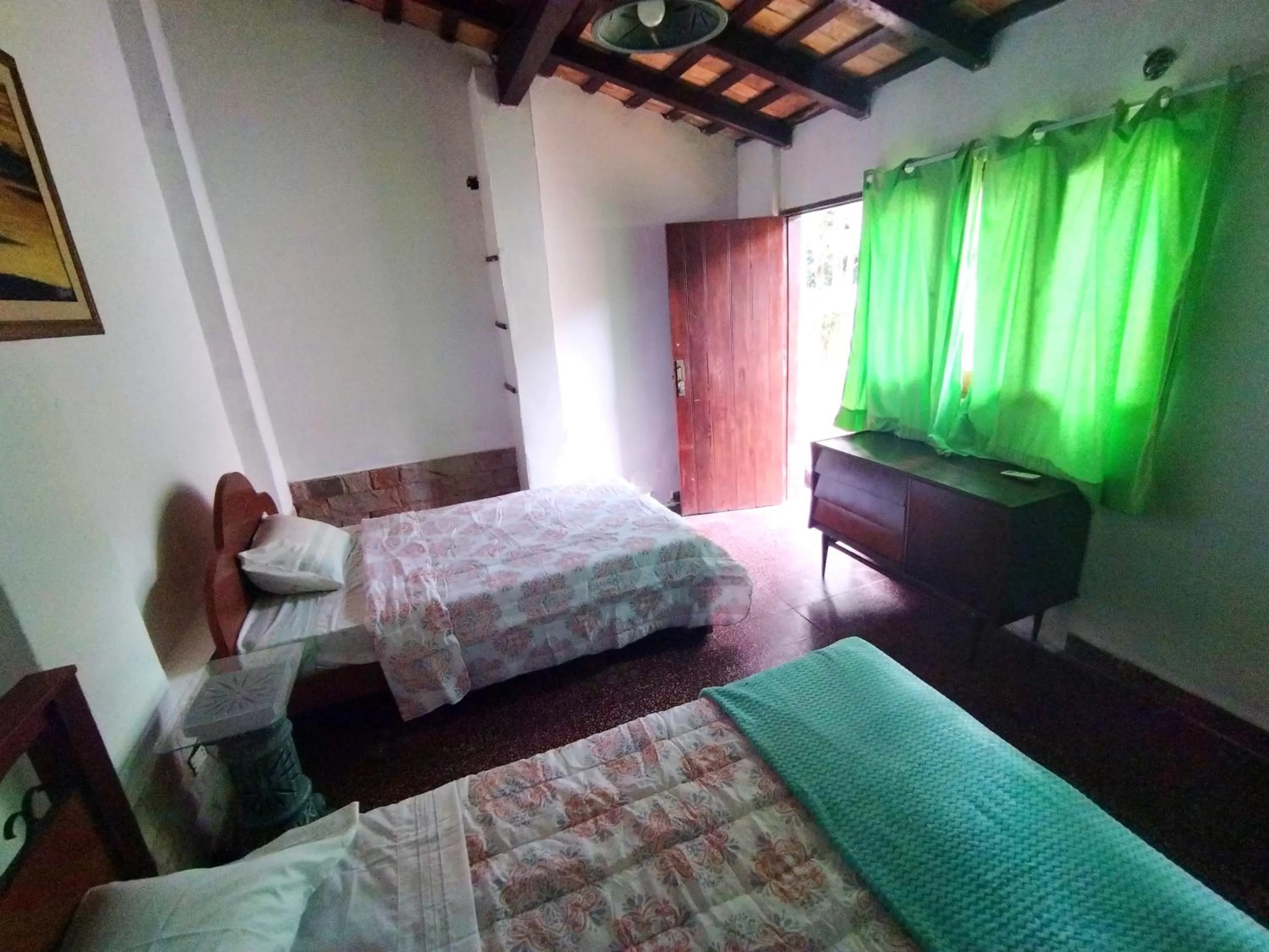 Bed in Hotel La Aparesida