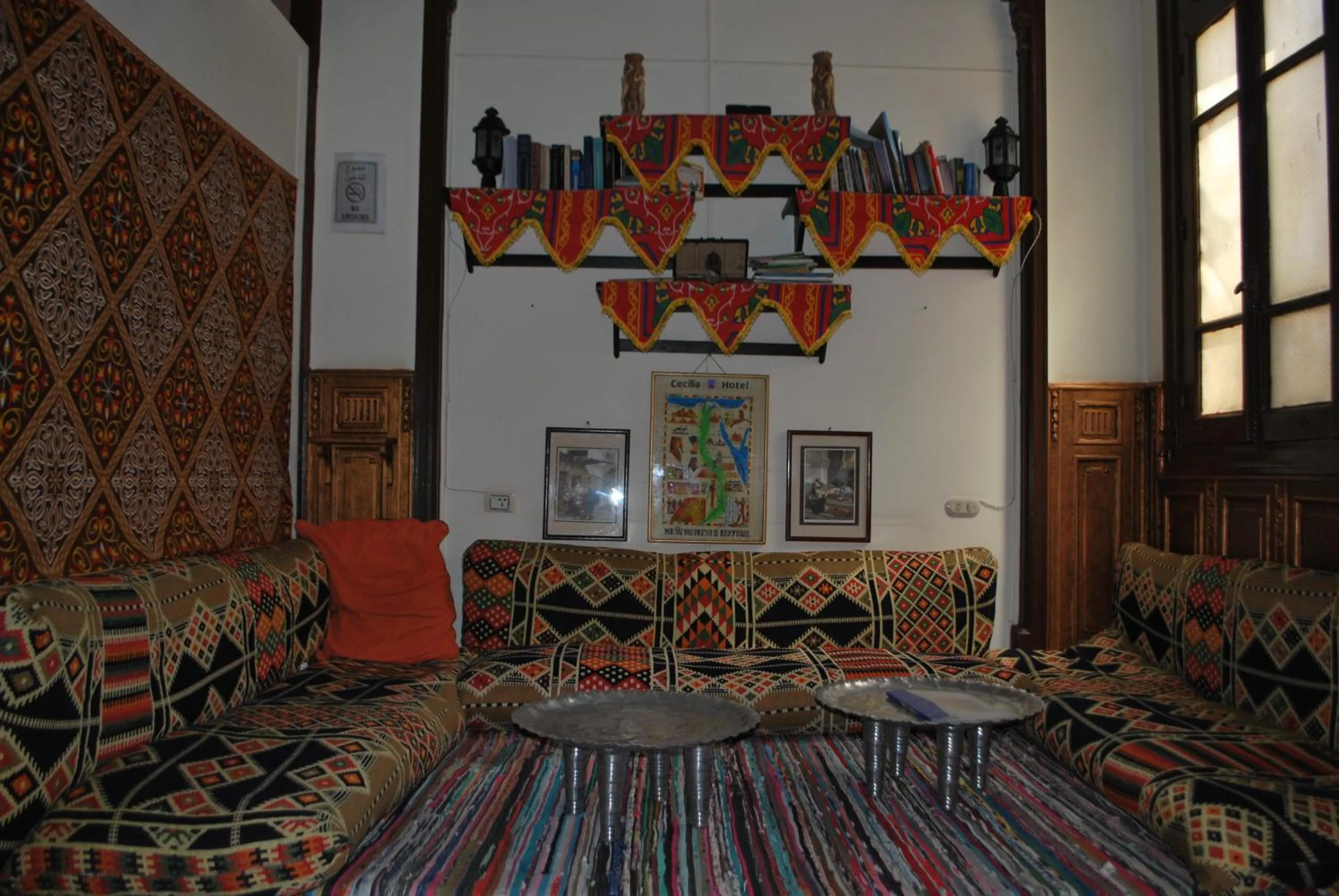 Living room in Cecilia Hostel