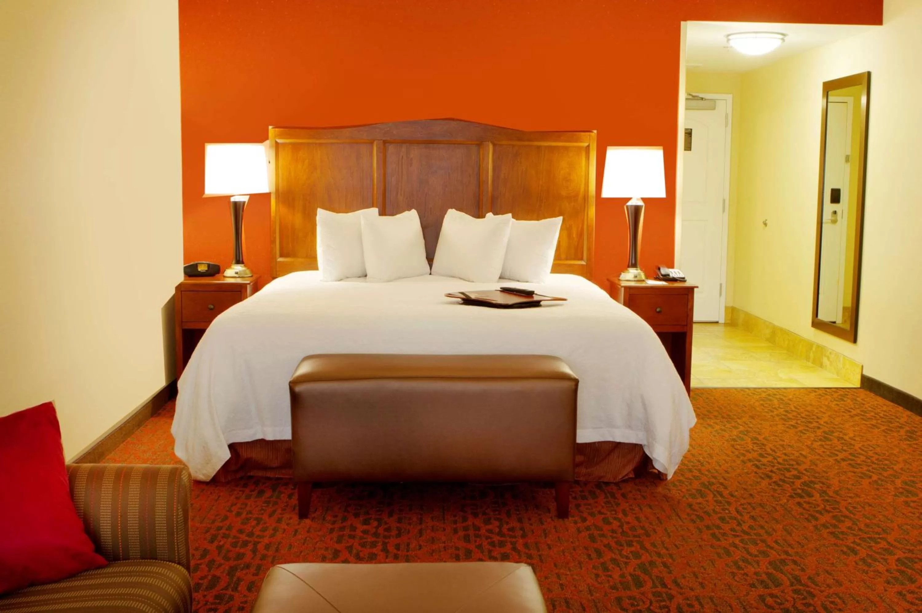 Bed in Hampton Inn Bangor