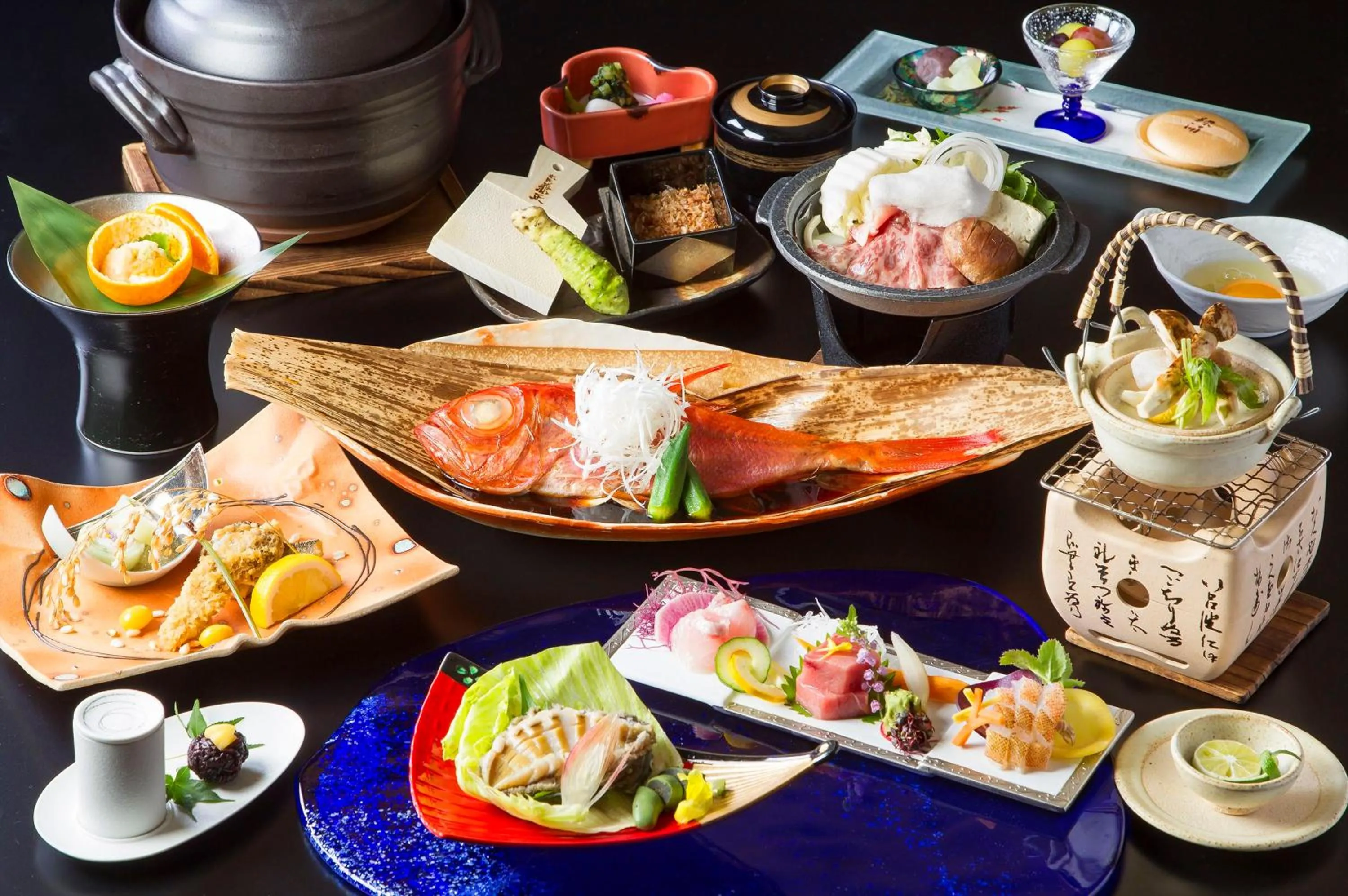 Dinner in Ito Ryokuyu