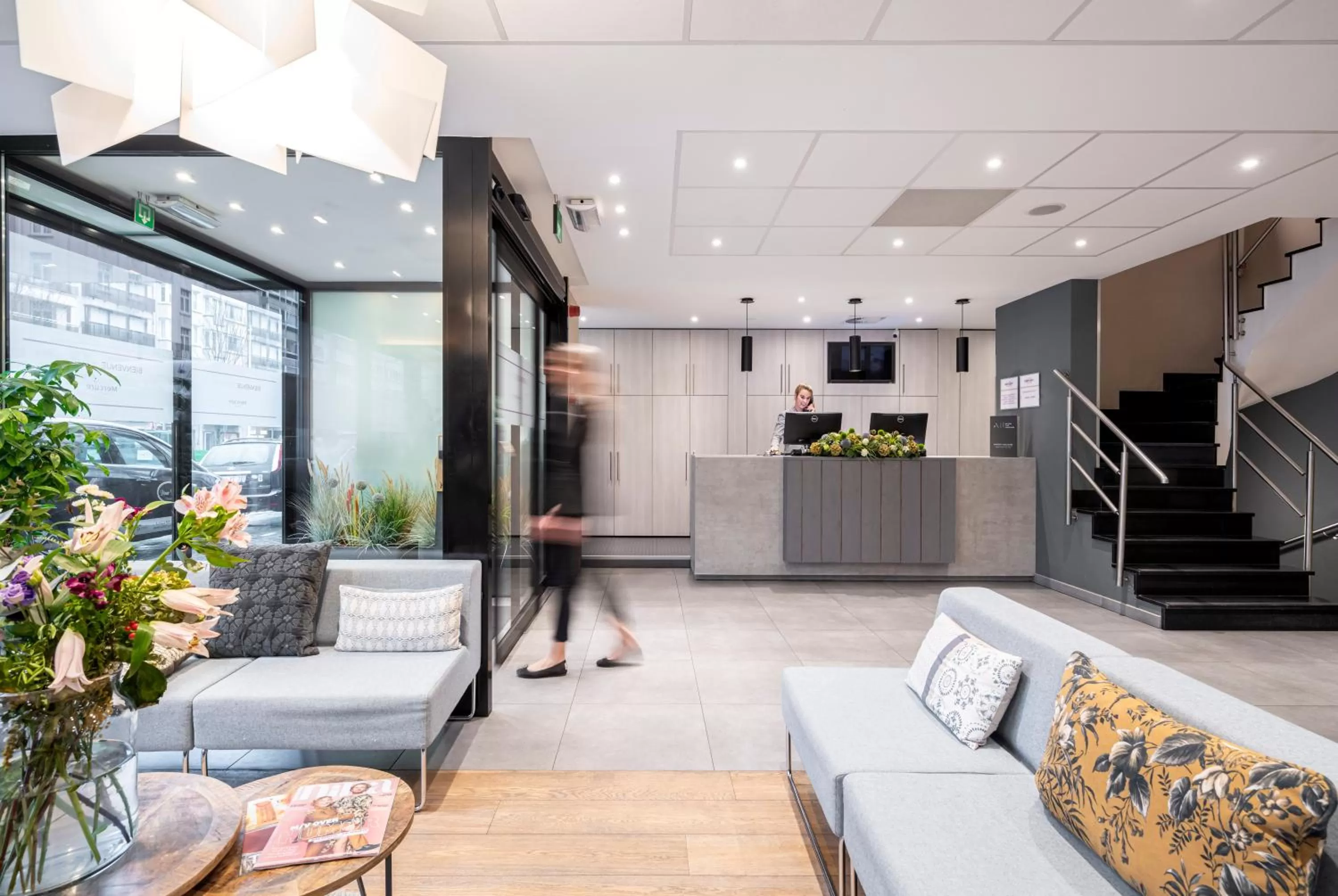 Lobby or reception in Mercure Oostende