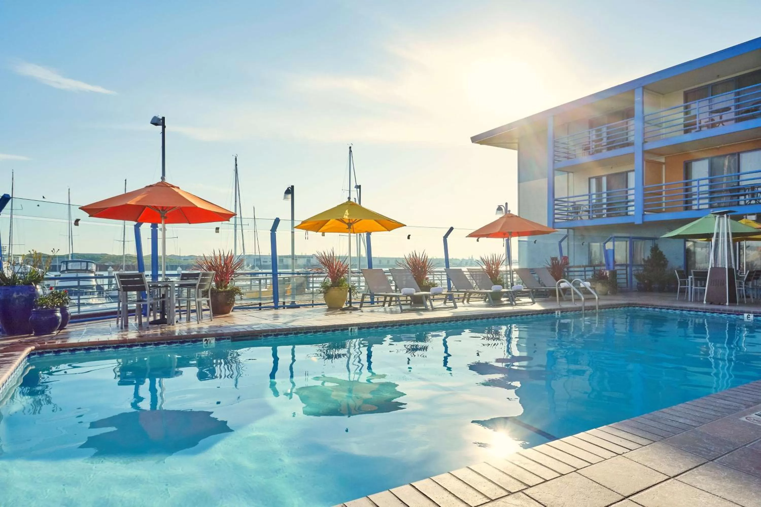 Pool view in Waterfront Hotel, part of JdV by Hyatt