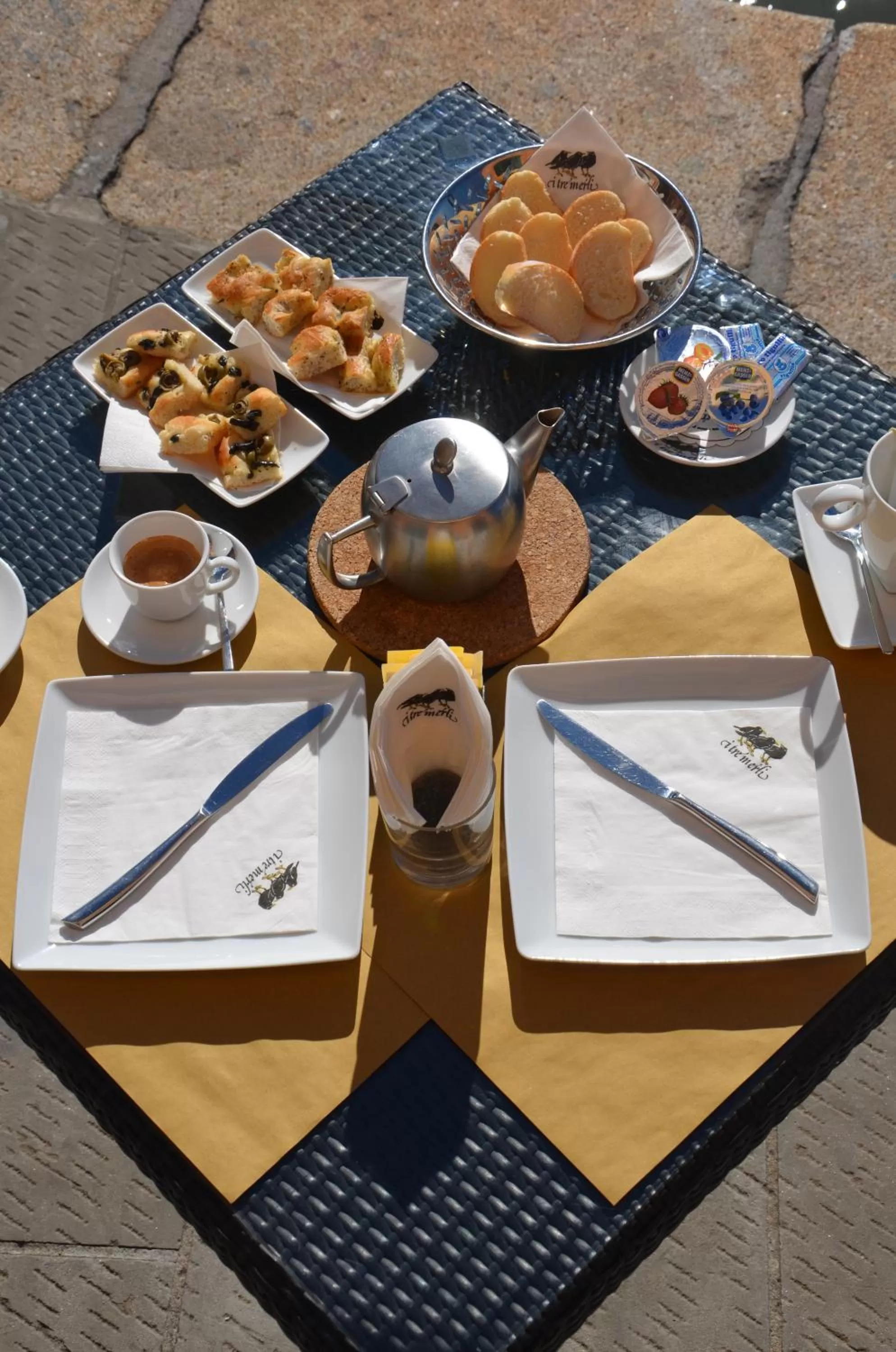 Breakfast in I Tre Merli Locanda
