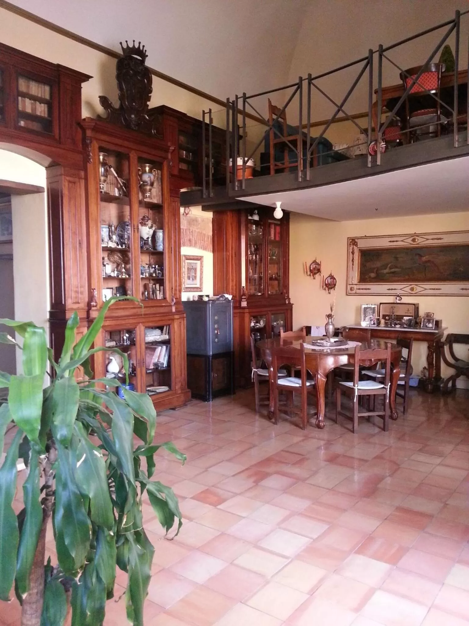 Communal lounge/ TV room in B&B Palazzo Conforti