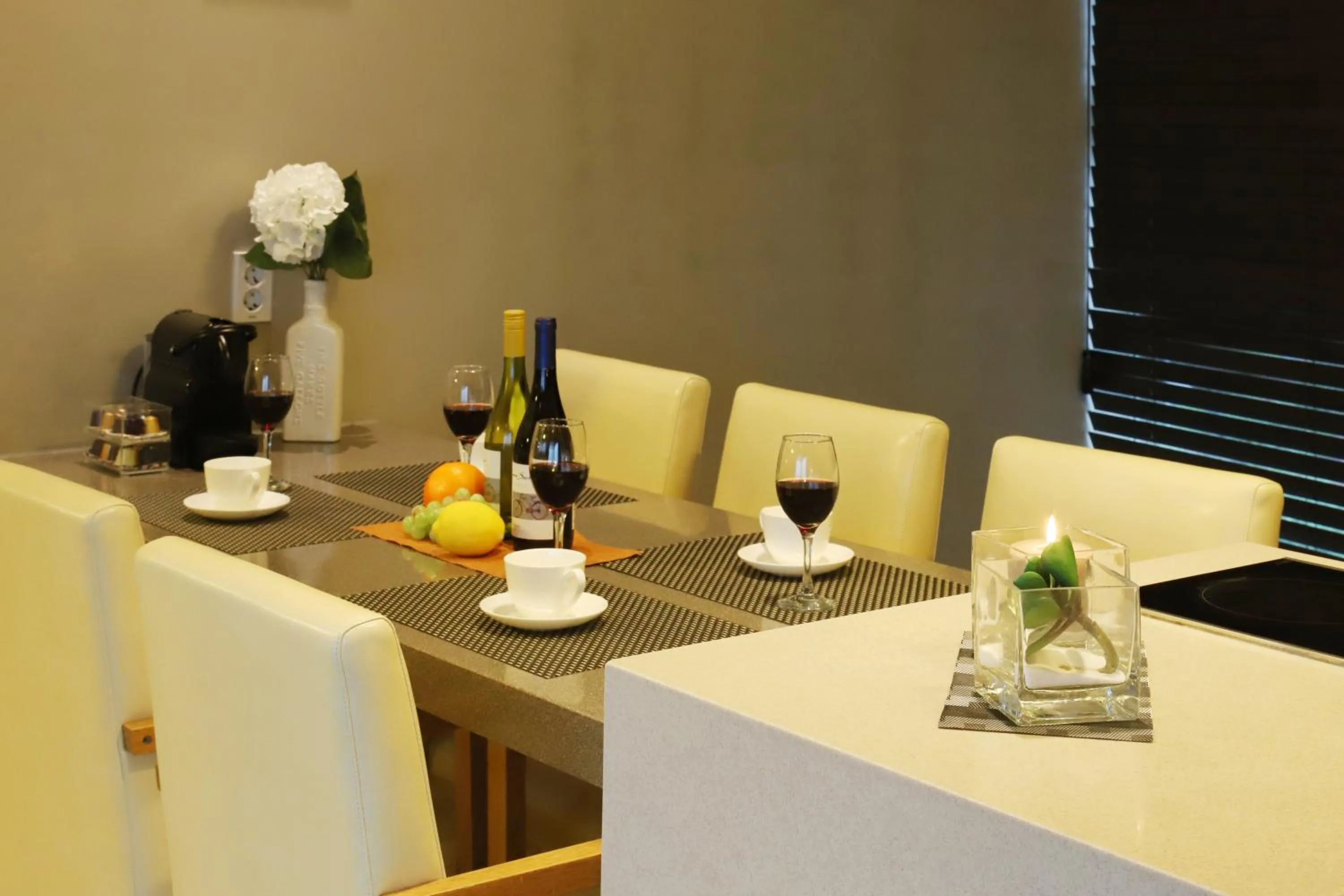 Dining area in Y Resort Jeju