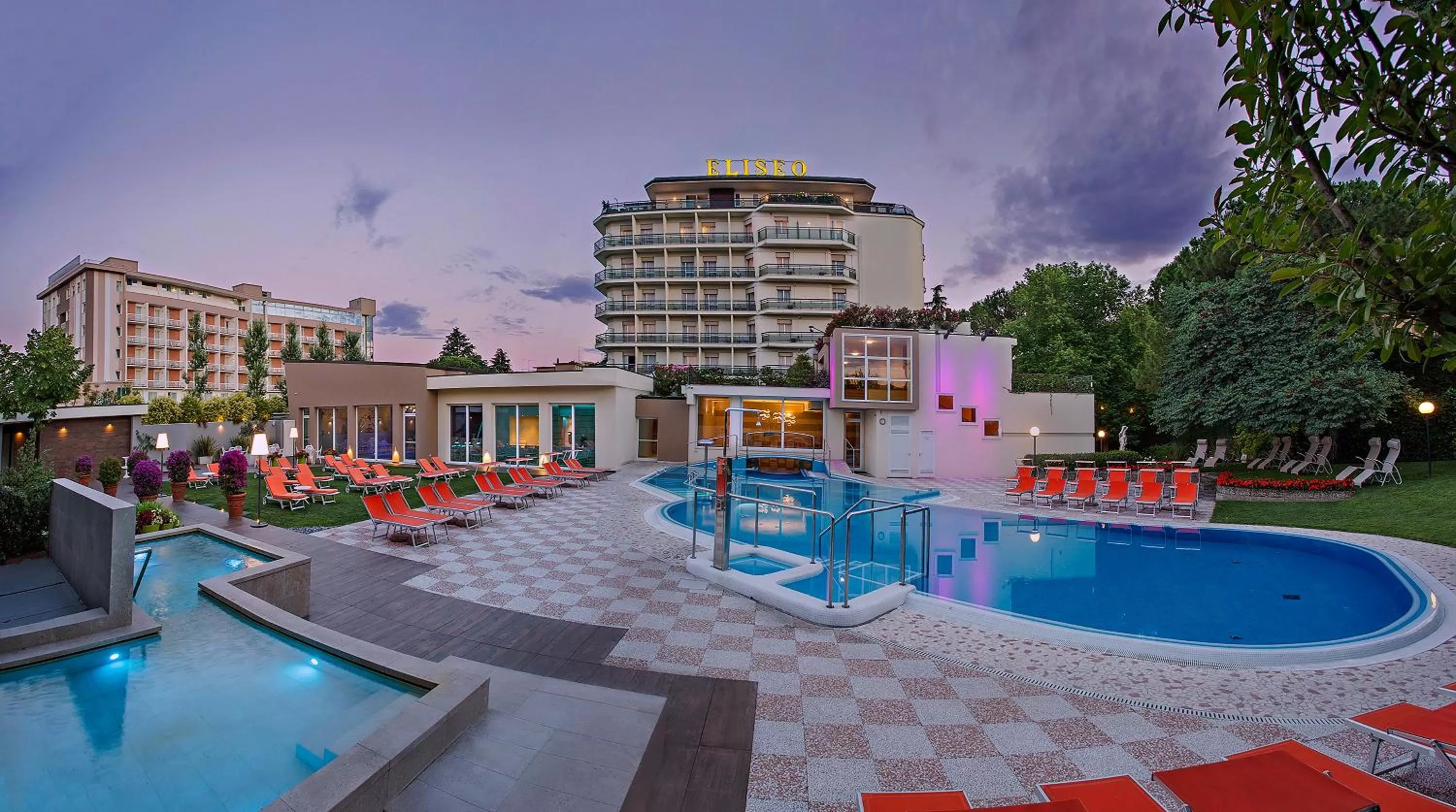Facade/entrance in Hotel Eliseo Terme