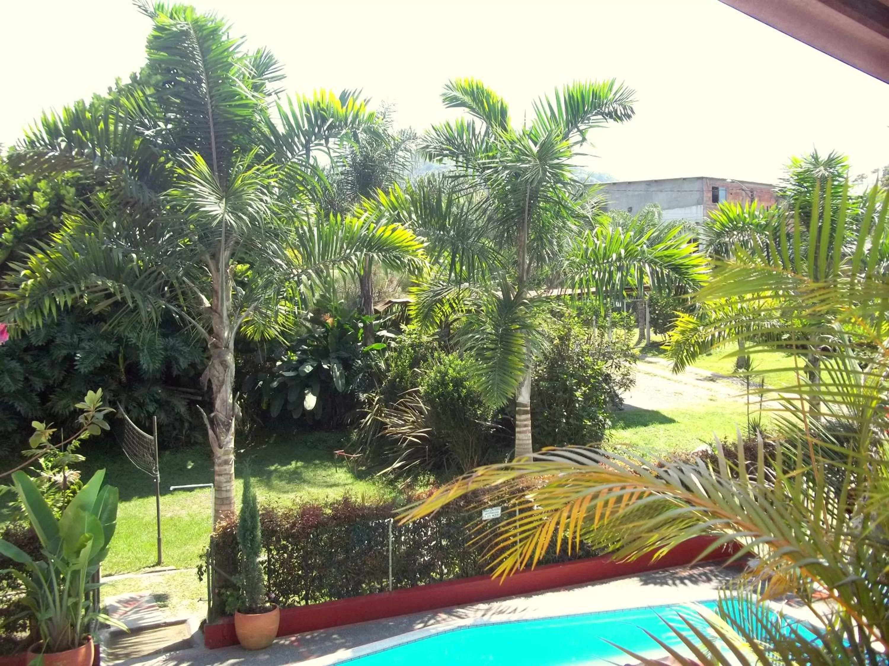 Pool View in Cabañas Las Bifloras