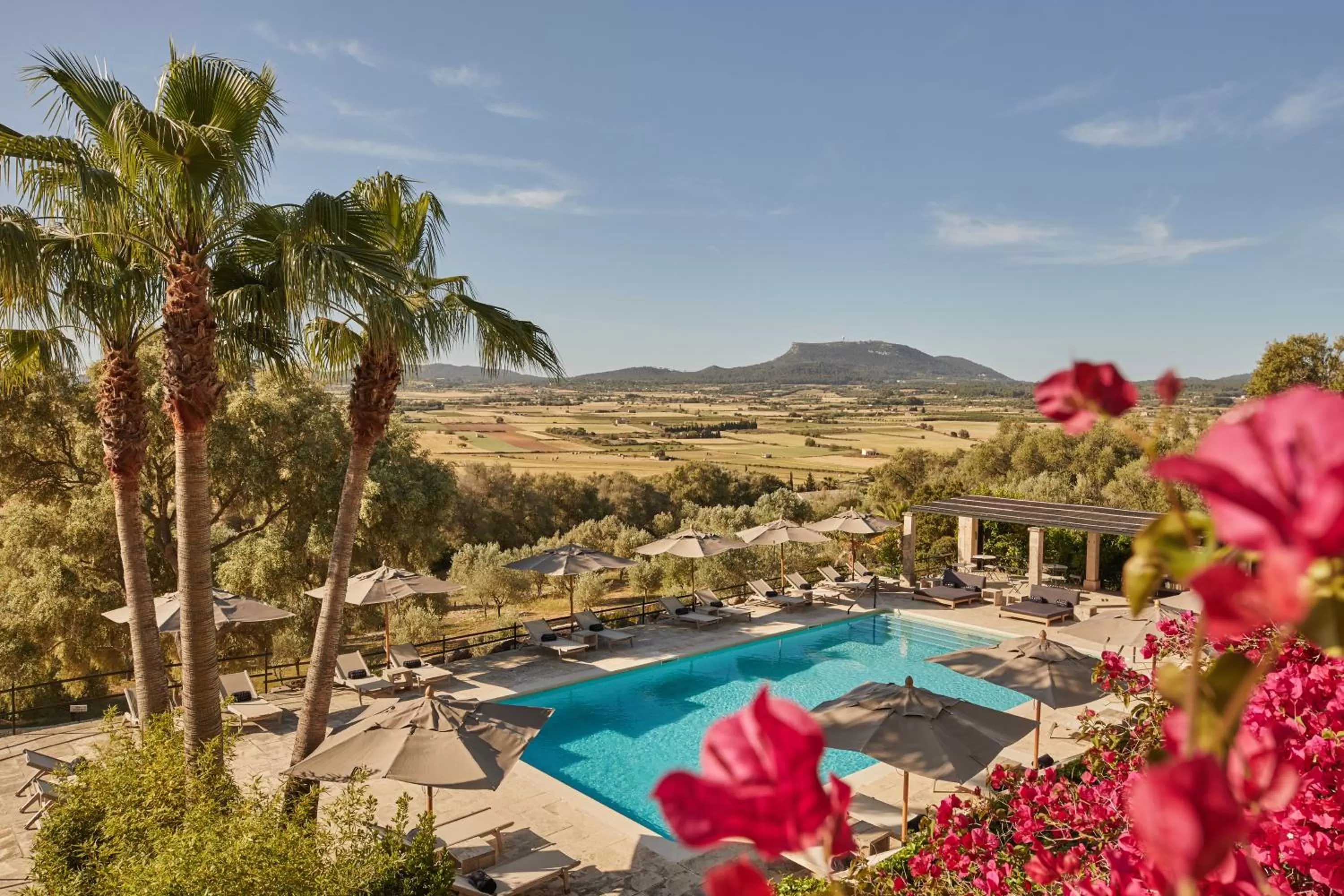 Pool View in Finca Serena Mallorca, Small Luxury Hotels