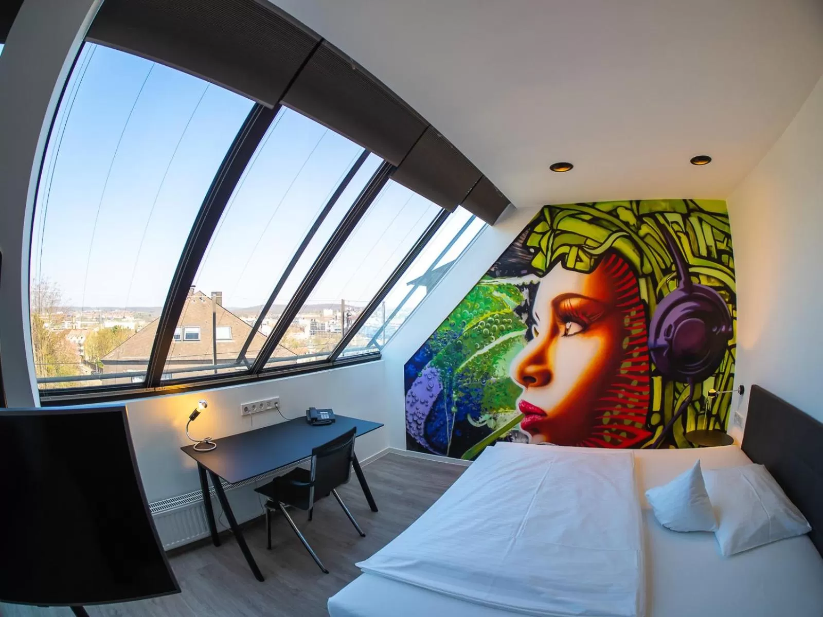 View (from property/room), Bed in Hotel Am Triller - Hotel & Serviced Apartments