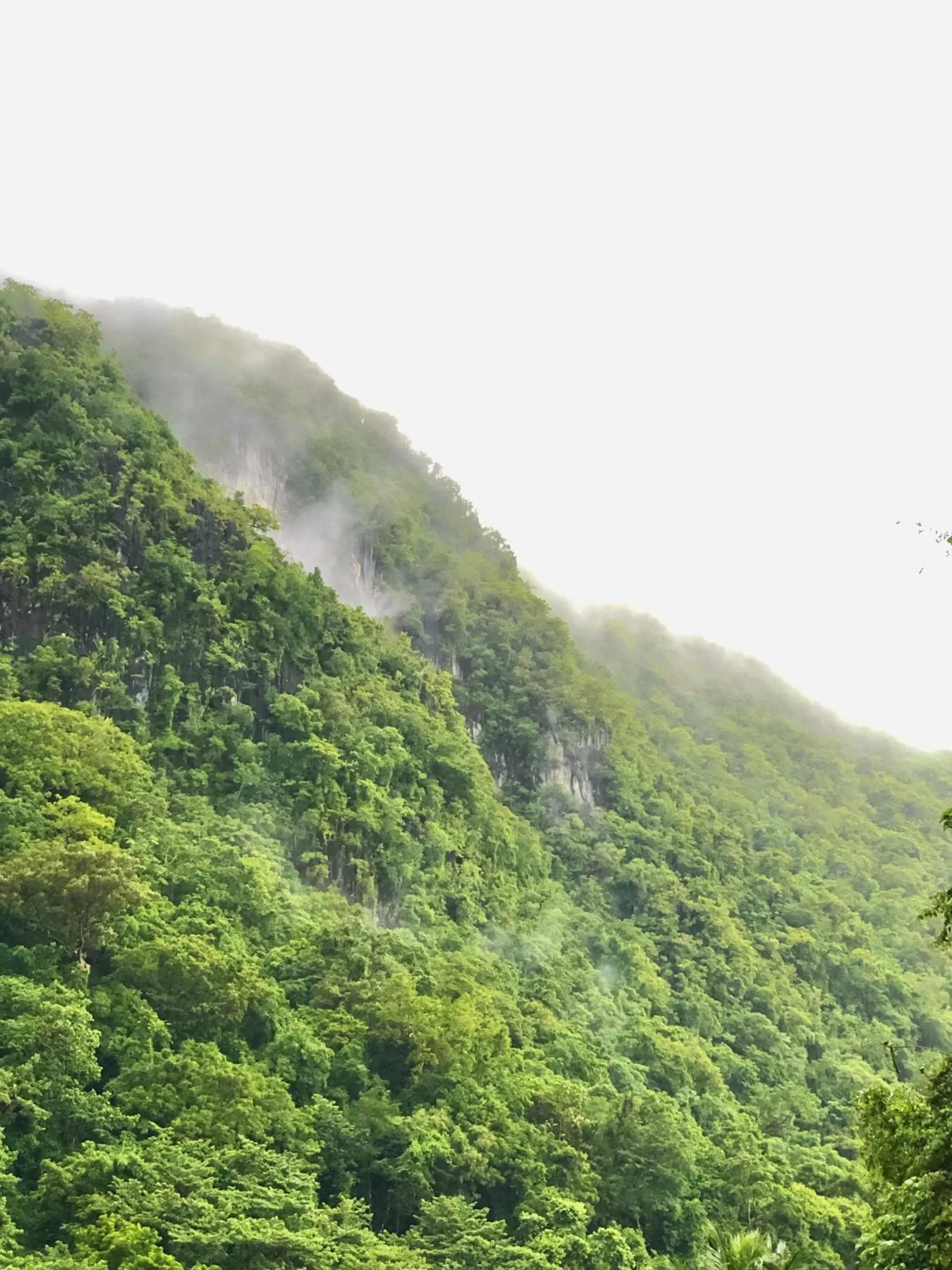 Mountain view in Hanna's Inn, El Nido