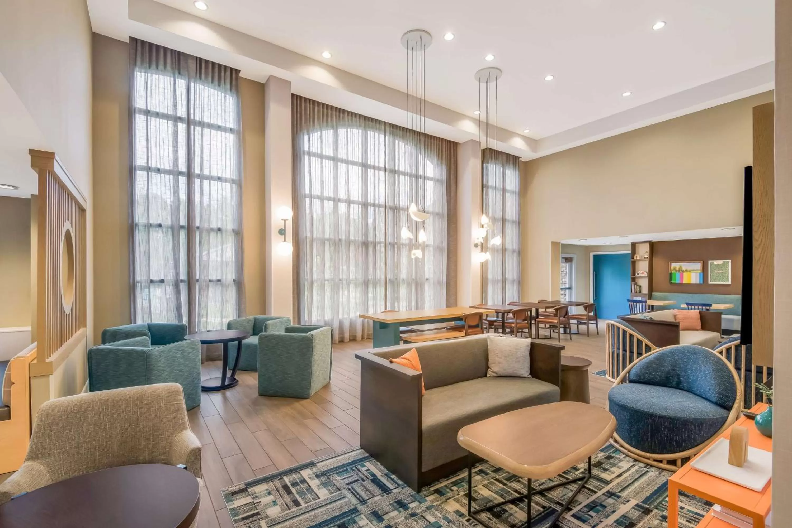 Lobby or reception in Sonesta ES Suites Andover Boston