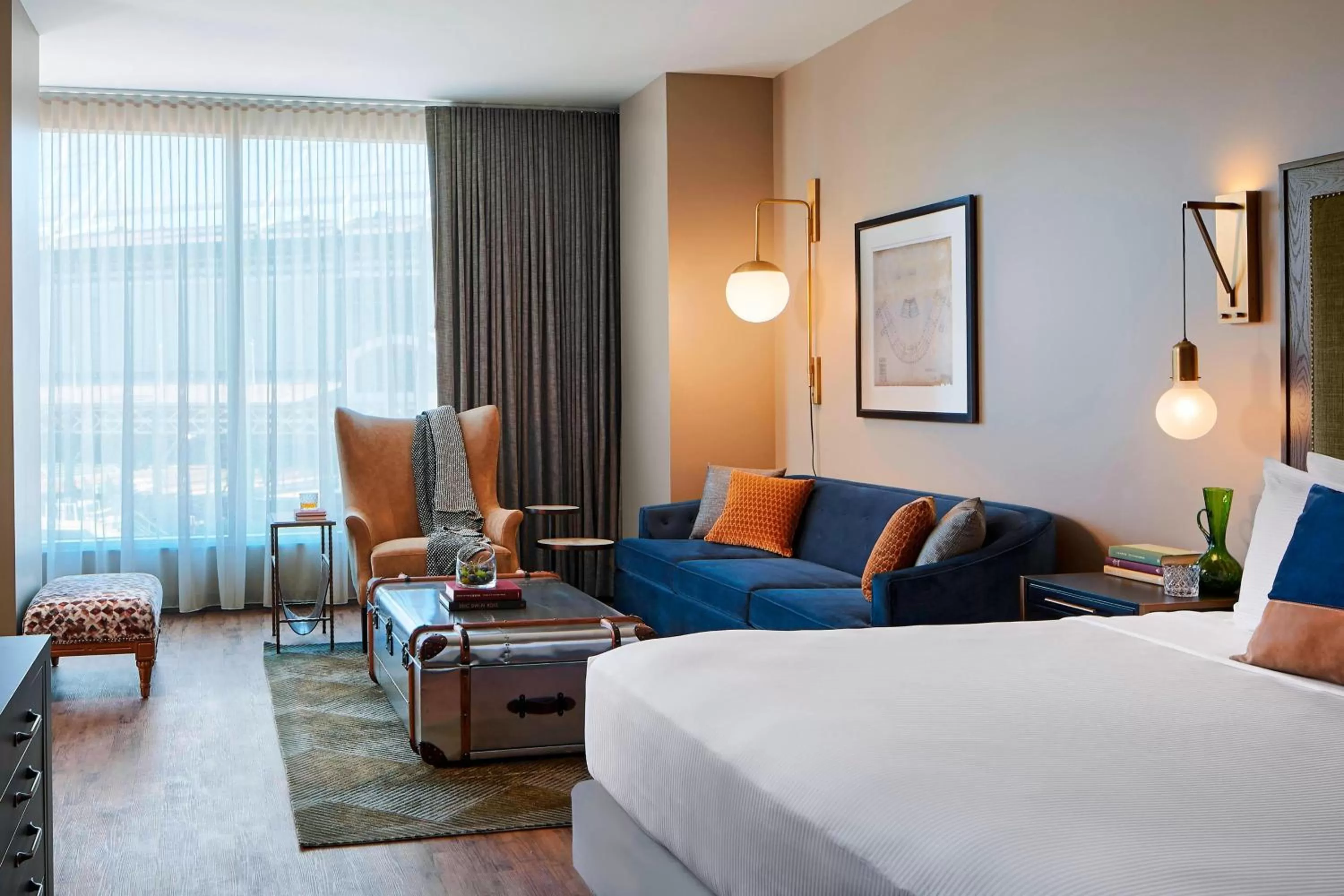 Photo of the whole room, Bed in Hotel Zachary, Chicago, a Tribute Portfolio Hotel