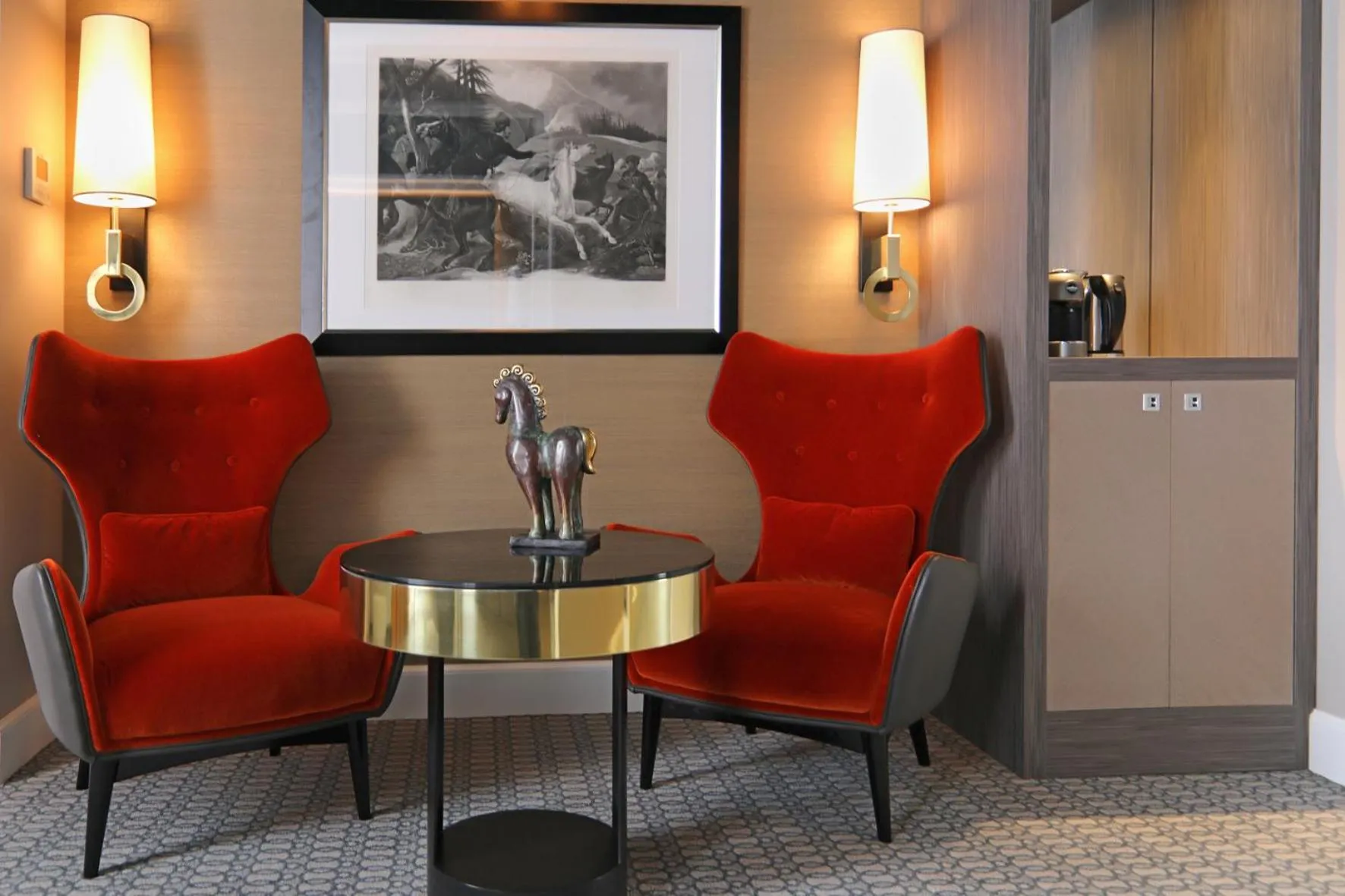 Seating area in Hôtel Alchimy