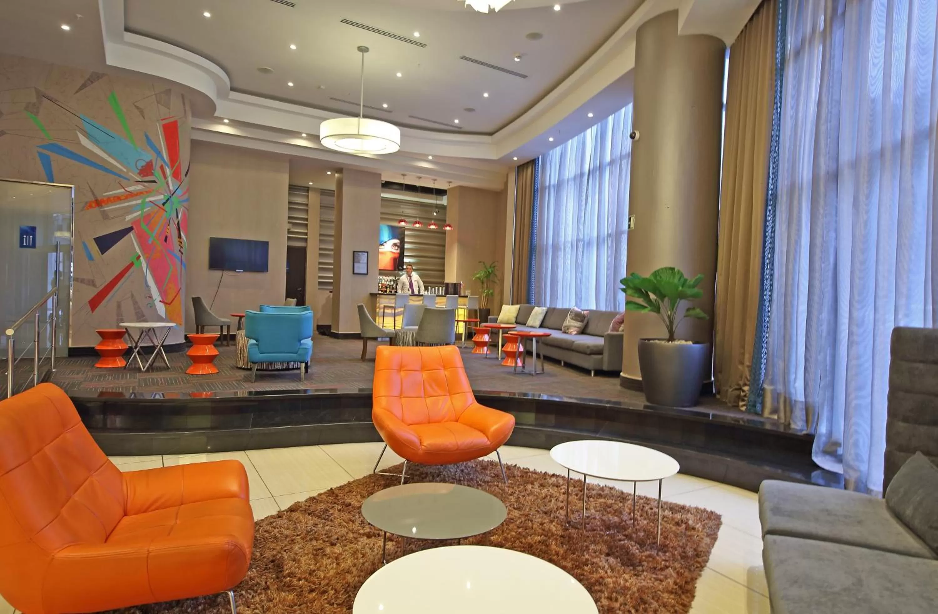 Lounge or bar in Novotel Panama City