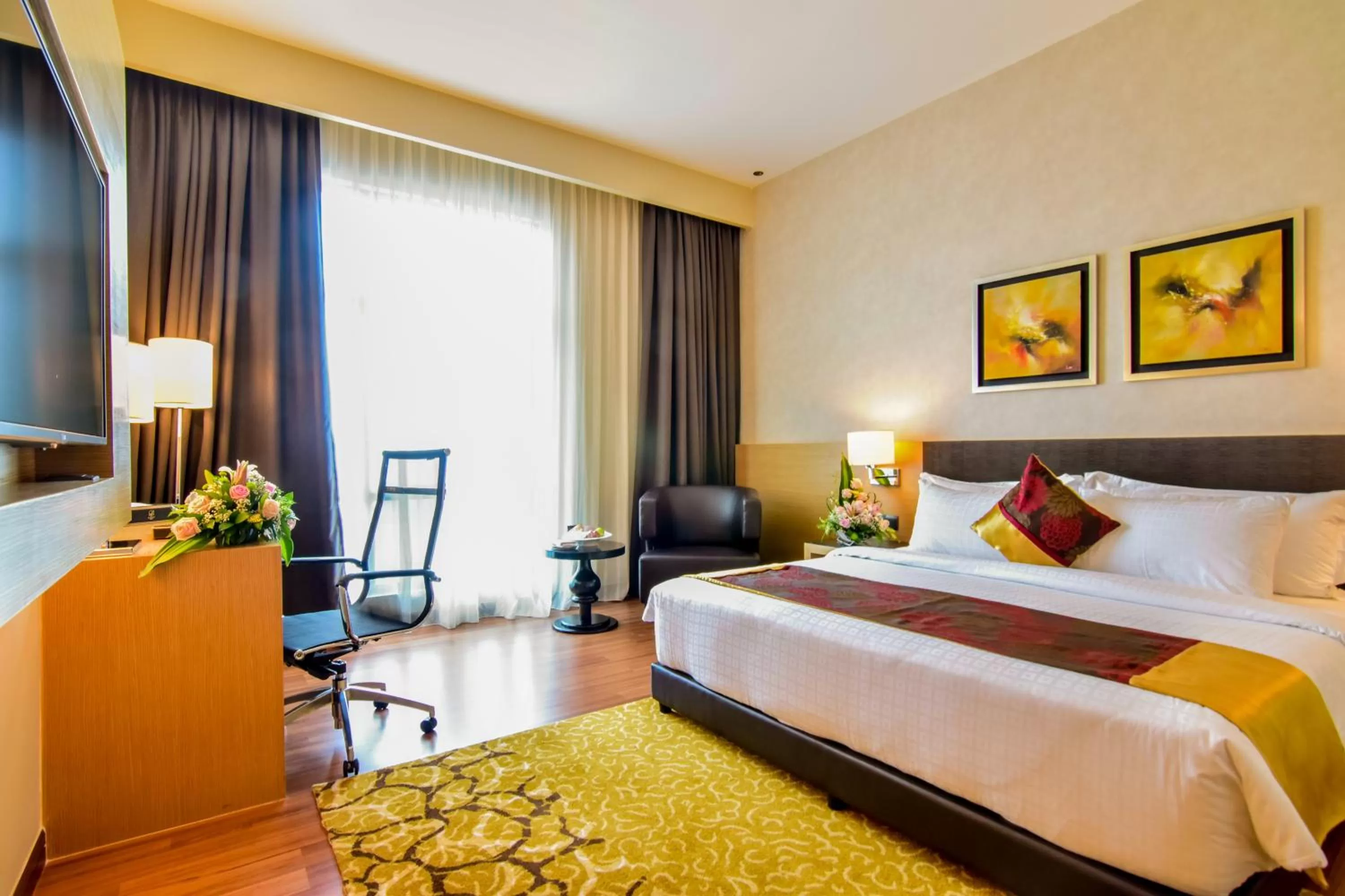 Bed in The Light Hotel Penang