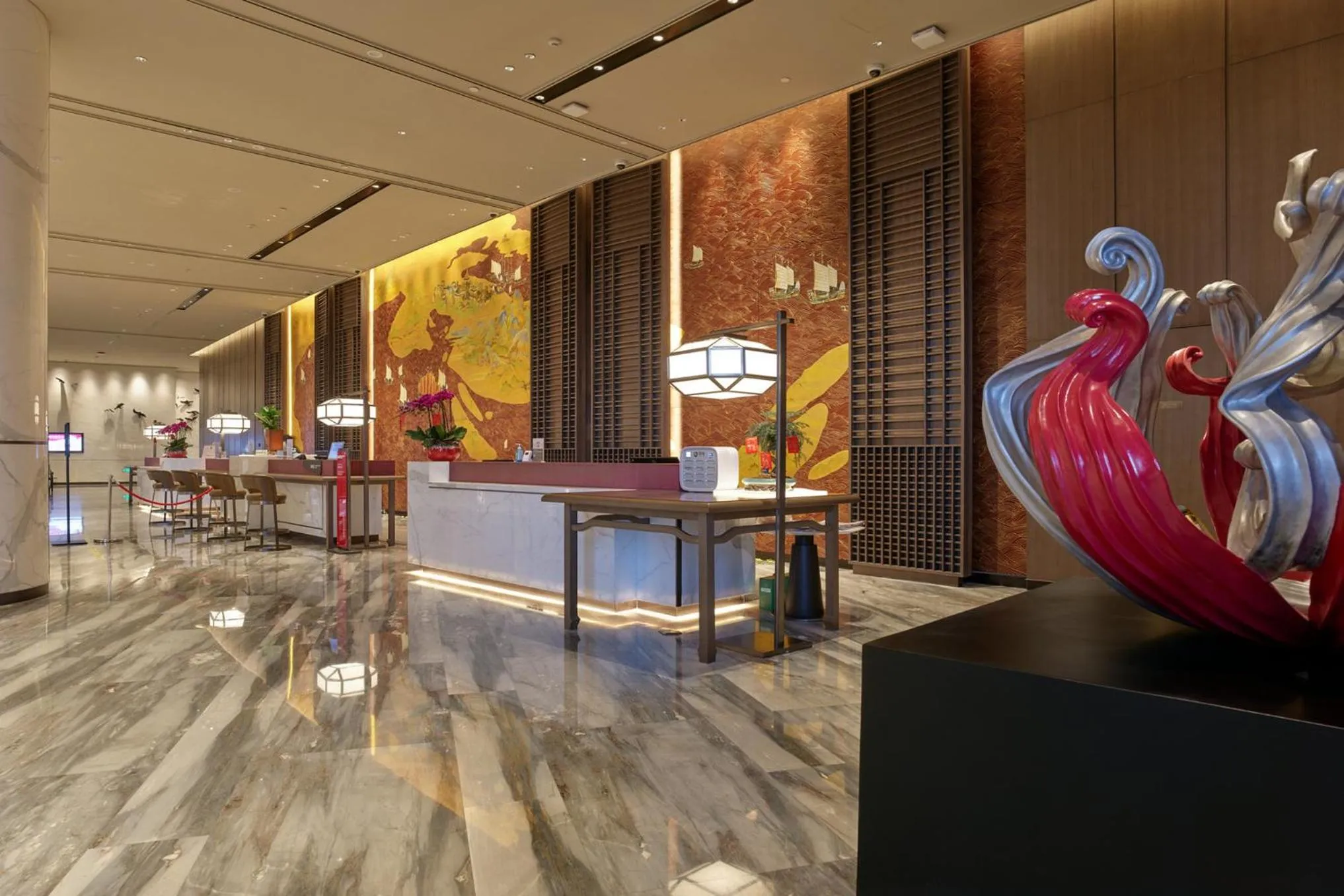 Property building in HUALUXE Nanjing Yangtze River