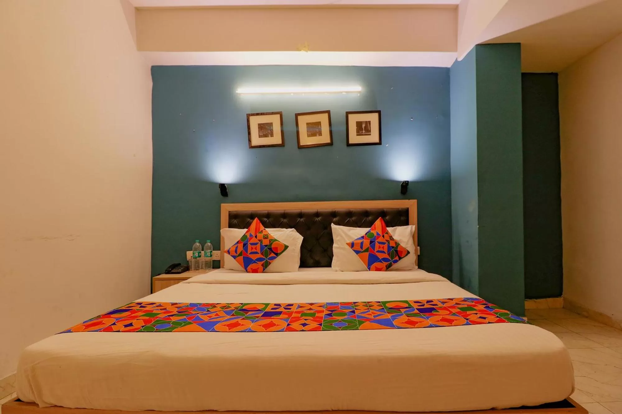 Bed in FabHotel Happy Inn