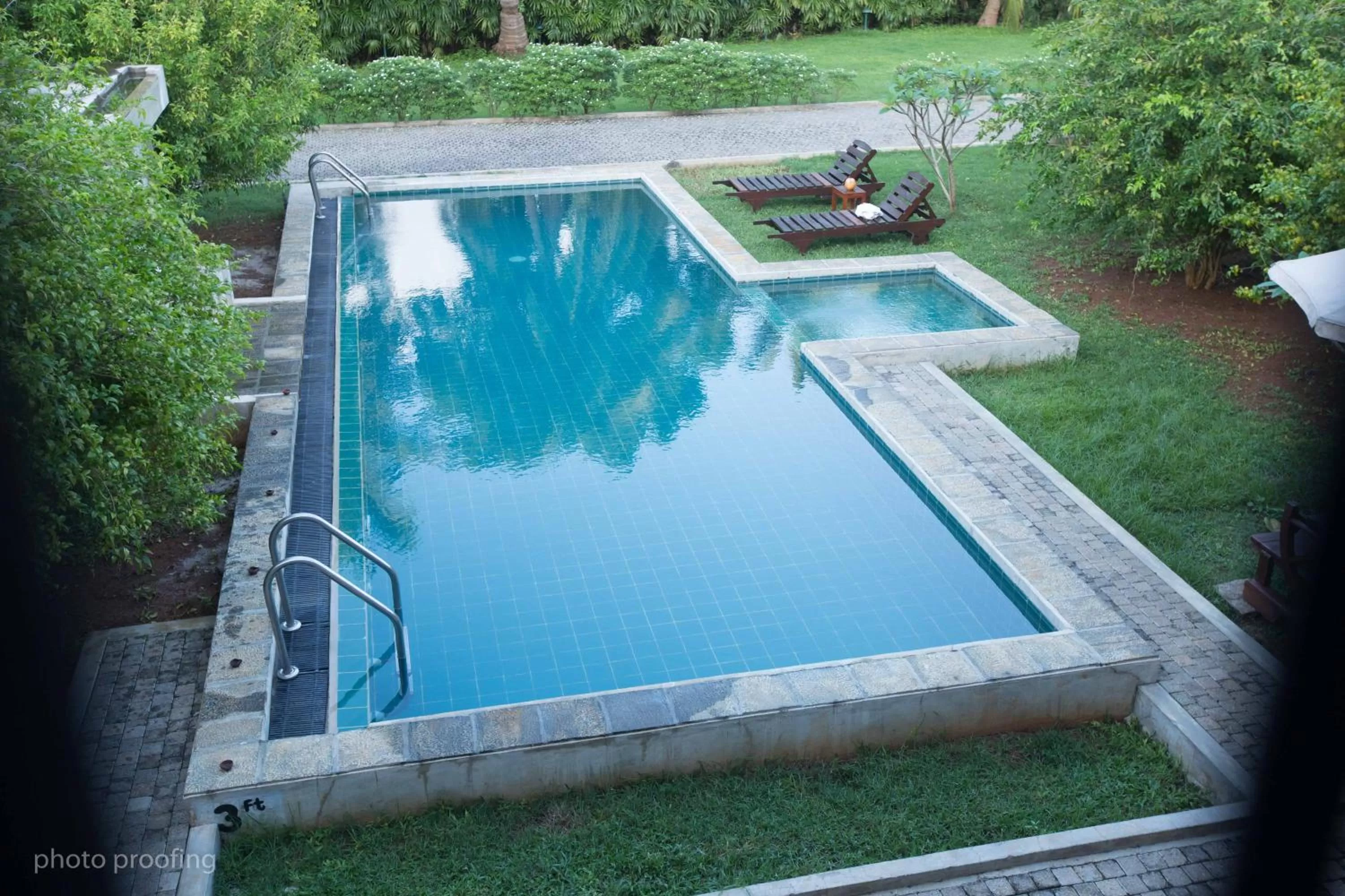 Swimming pool, Pool View in Jaffna Heritage Hotel