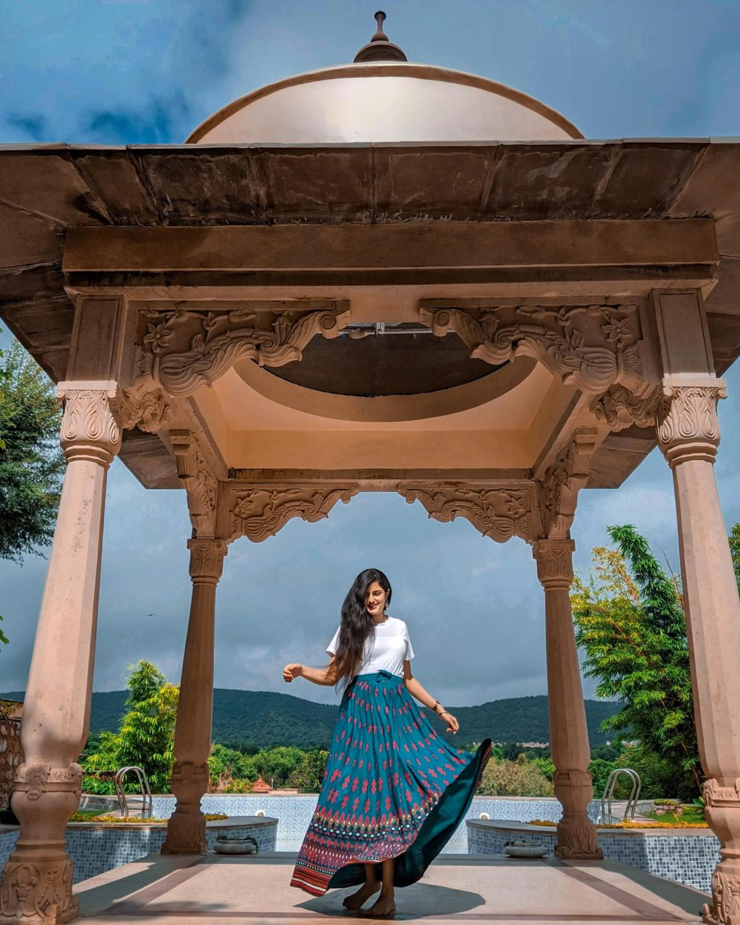 Swimming pool in Tree of Life Resort & Spa Jaipur