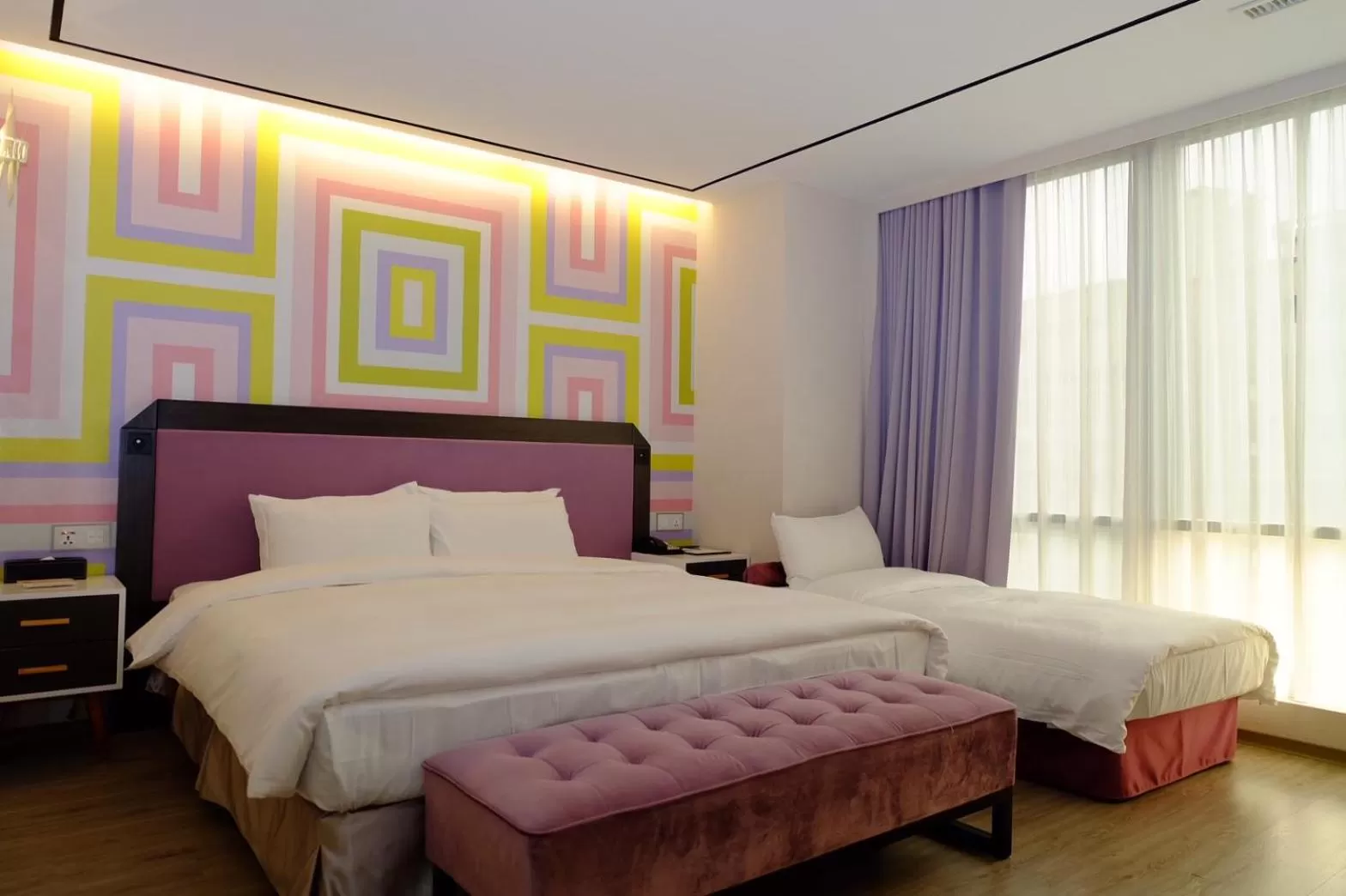 Bed in Uinn Business Hotel-Shihlin