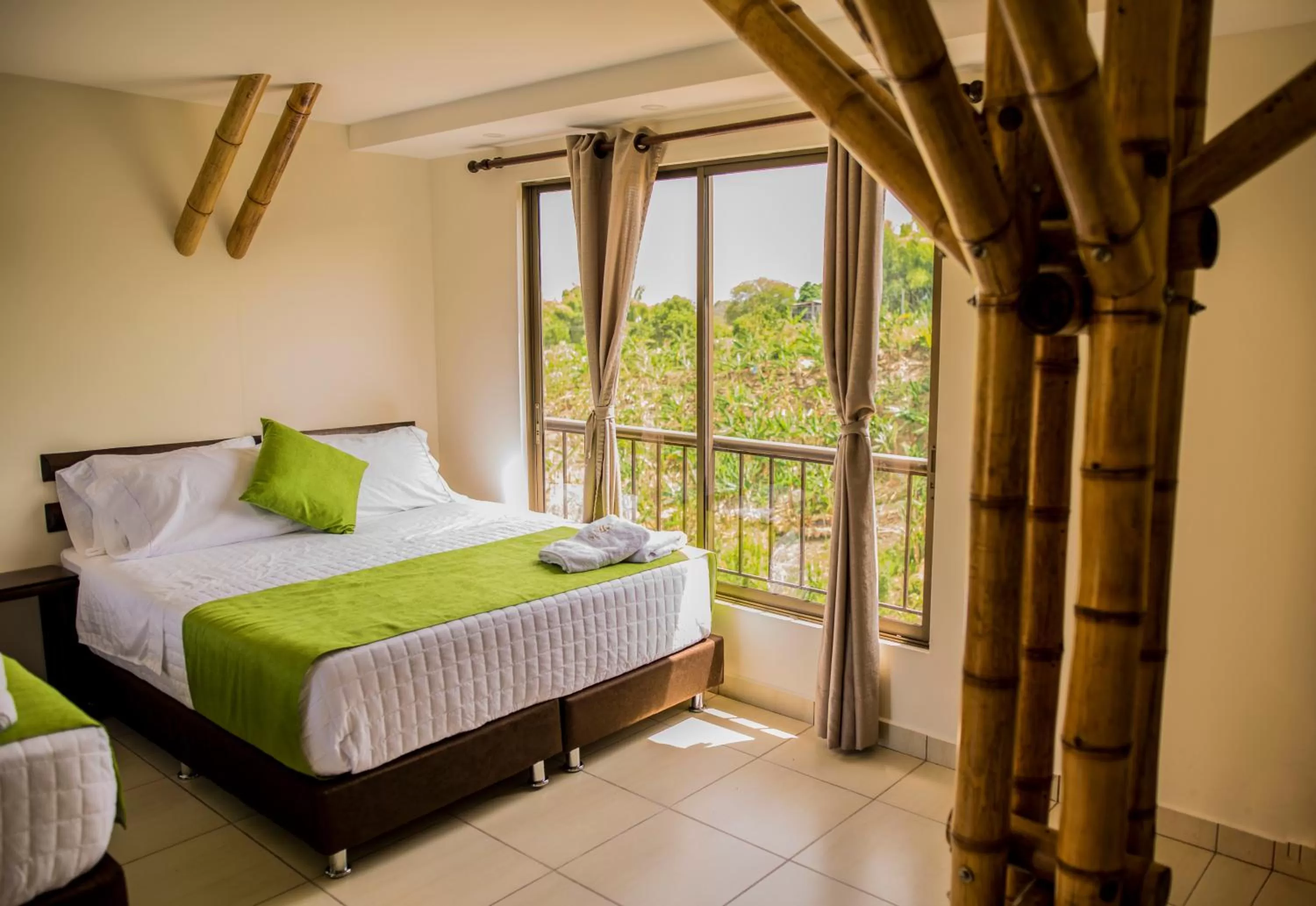 Bed in La Victoria Hotel Campestre