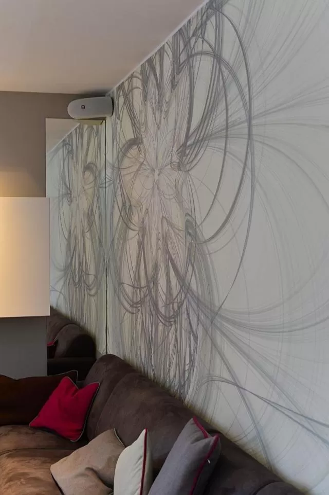 Seating area, Bed in Domaine Leidinger