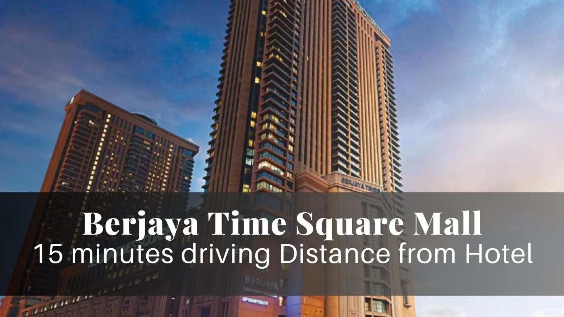 Nearby landmark in Seeds Hotel Ampang Point