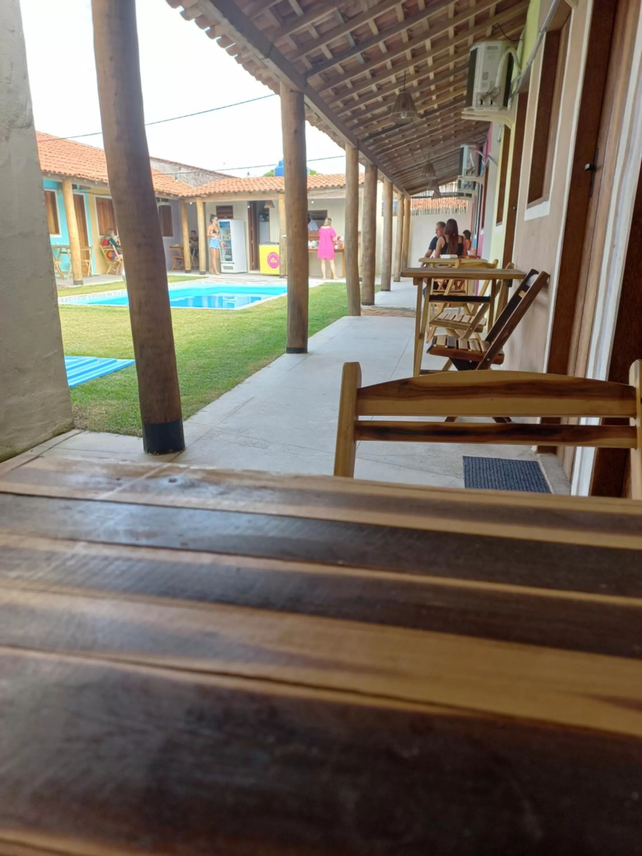 Patio in Pousada Ventos e Velas