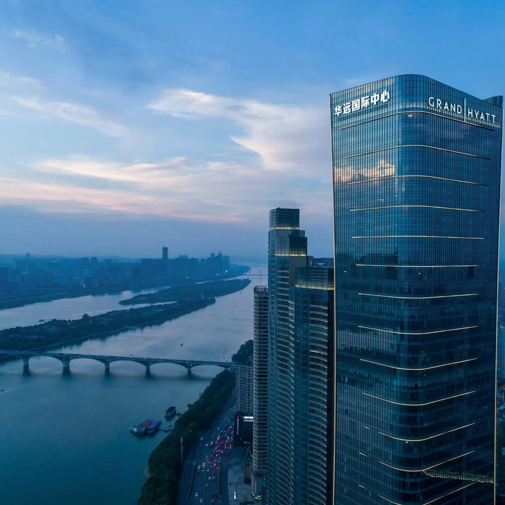 Property building in Grand Hyatt Changsha