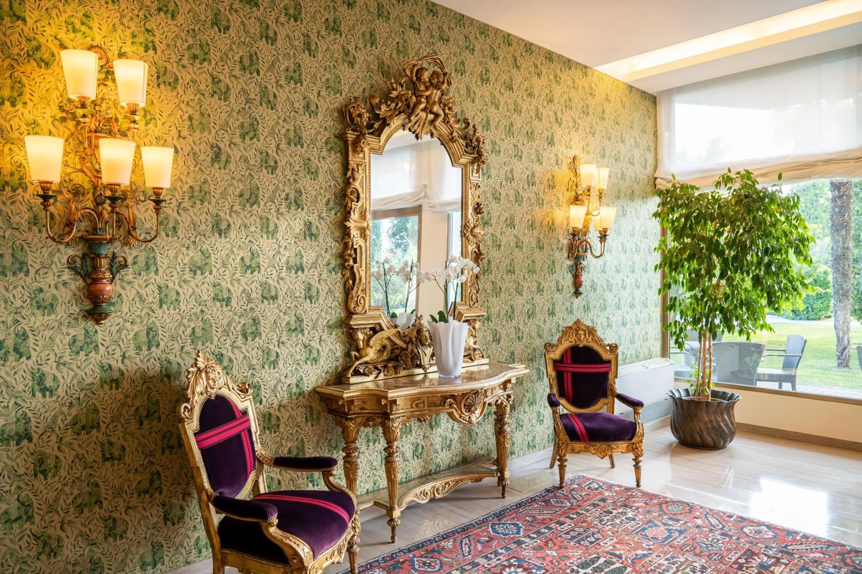 Lobby or reception in Hotel Ariston Molino Buja