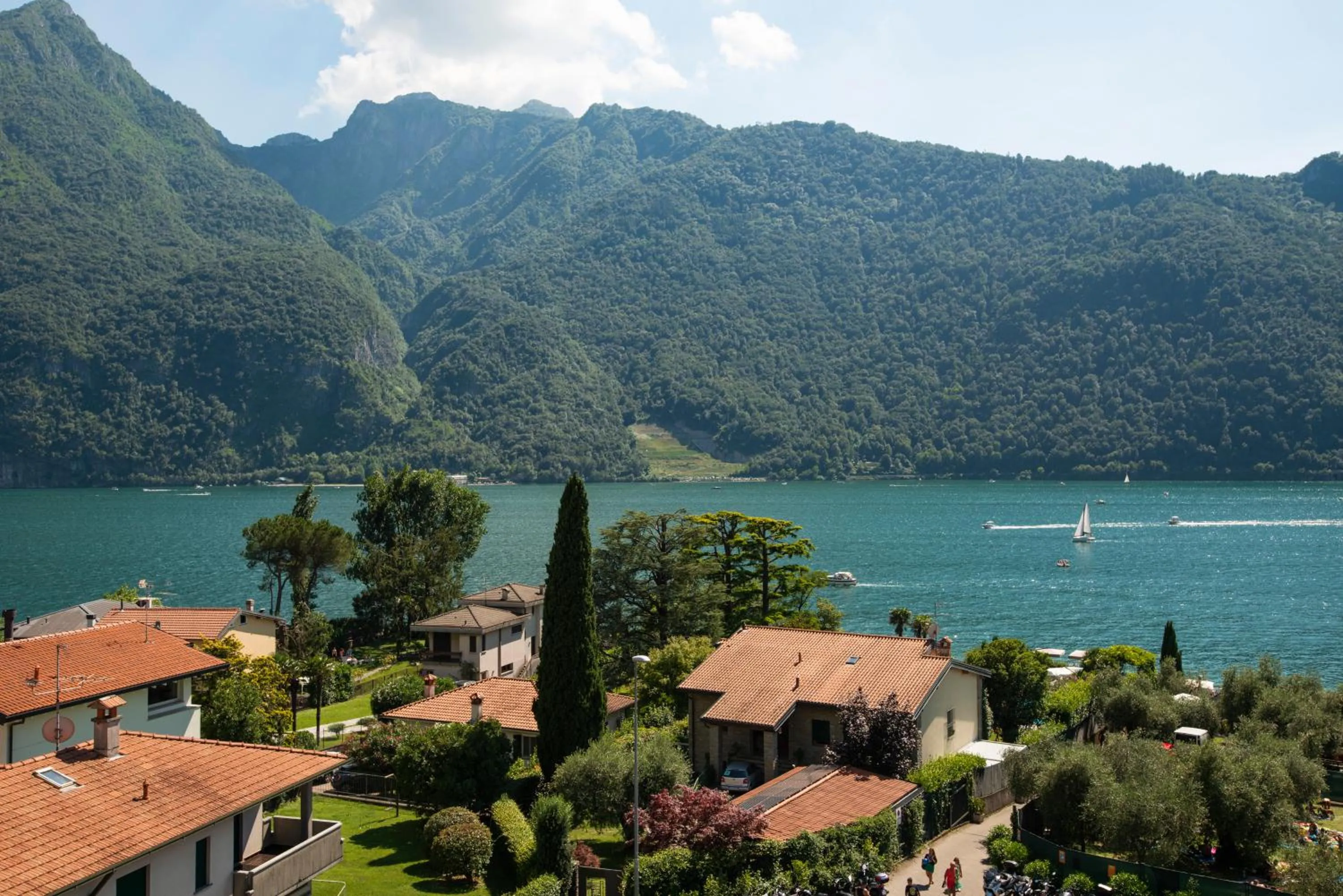 Lake view in Park Hotel Abbadia