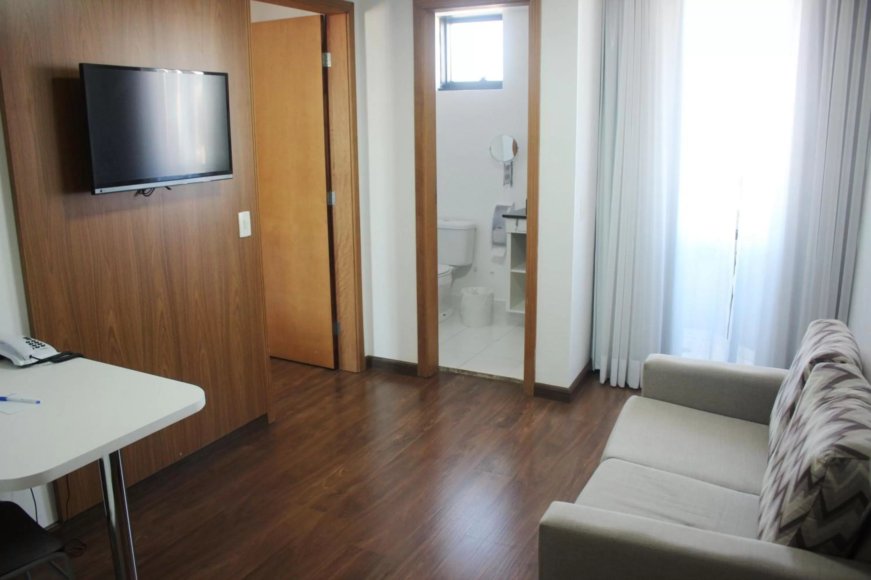 Living room in Aparthotel Twin Towers