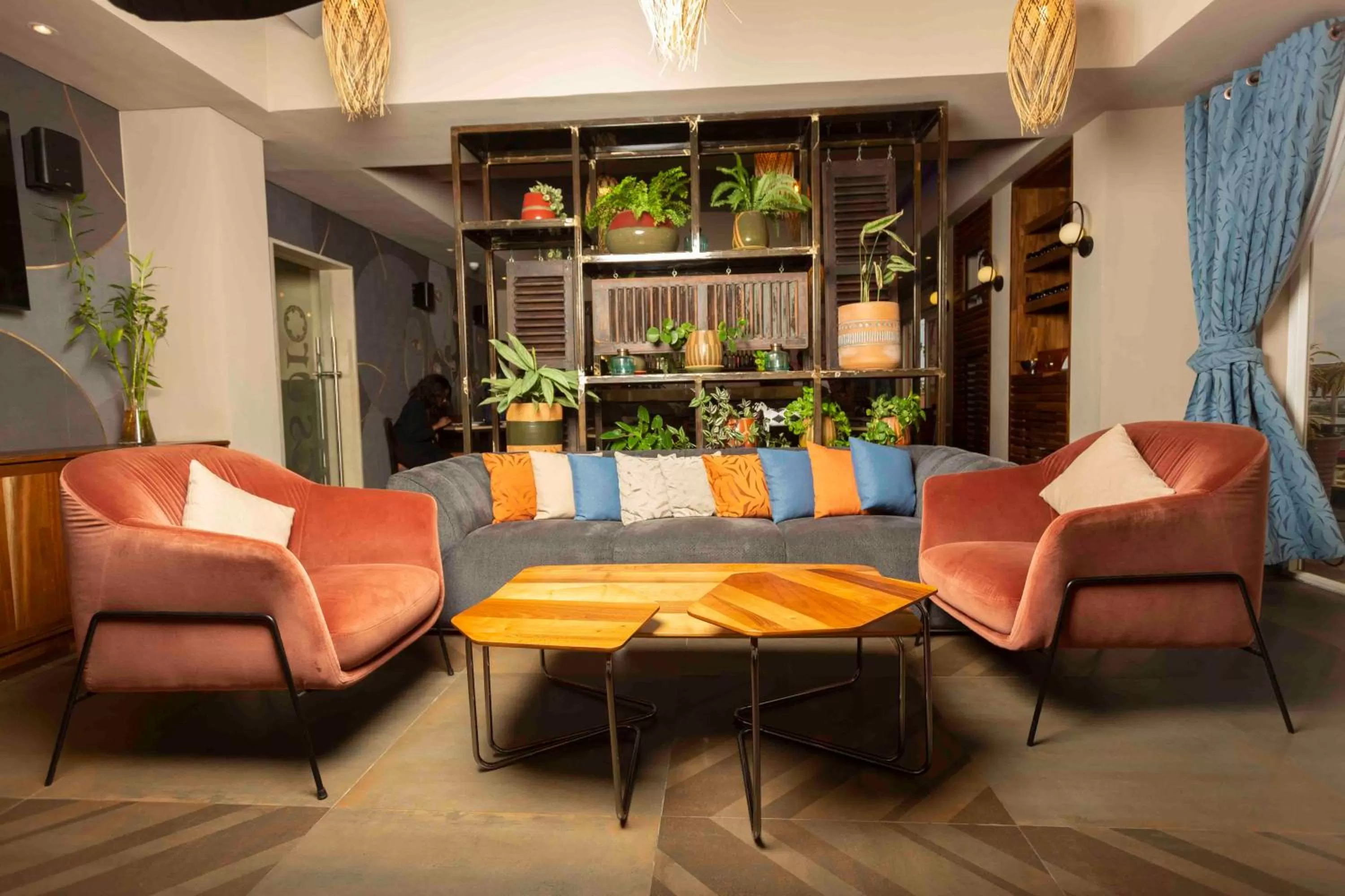 Seating area in Roots Hotel Apartment