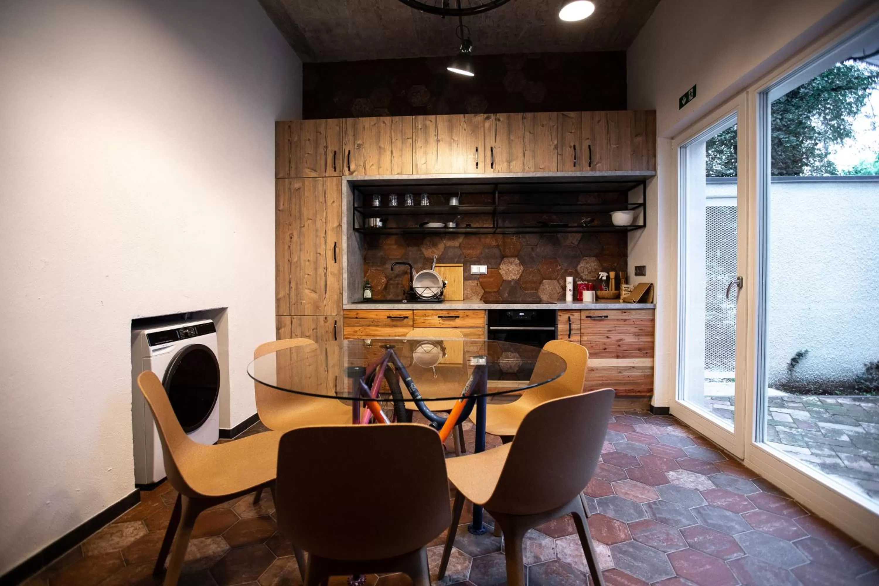 Communal kitchen in Becycle Sustainable stay and travel