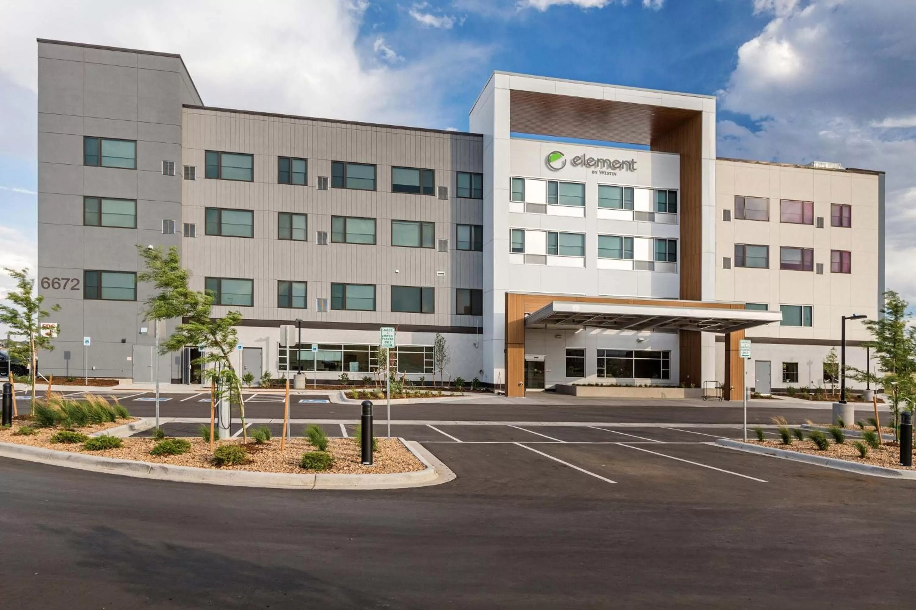 Property building in Element Denver International Airport