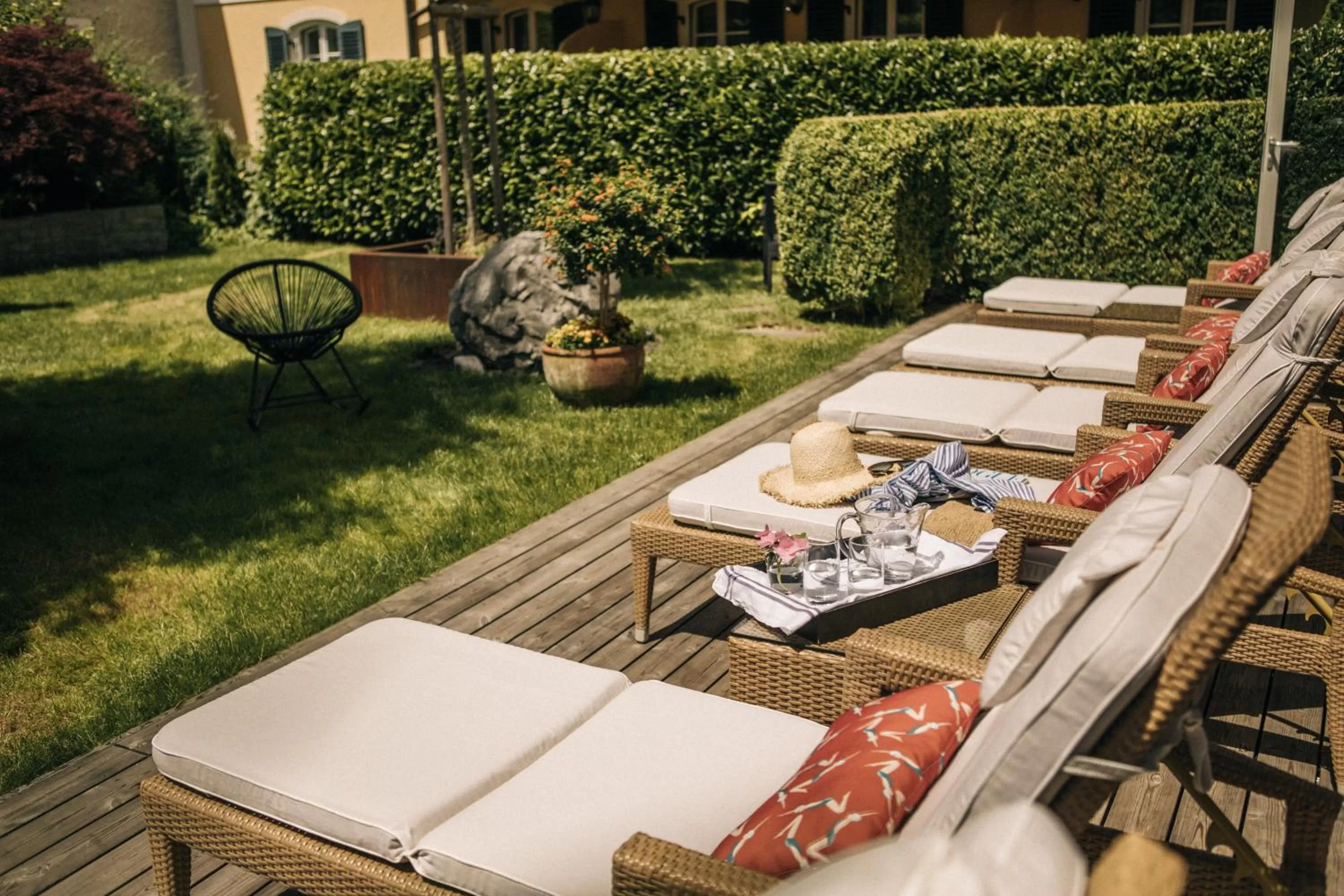 Garden in Hotel Goldener Ochs