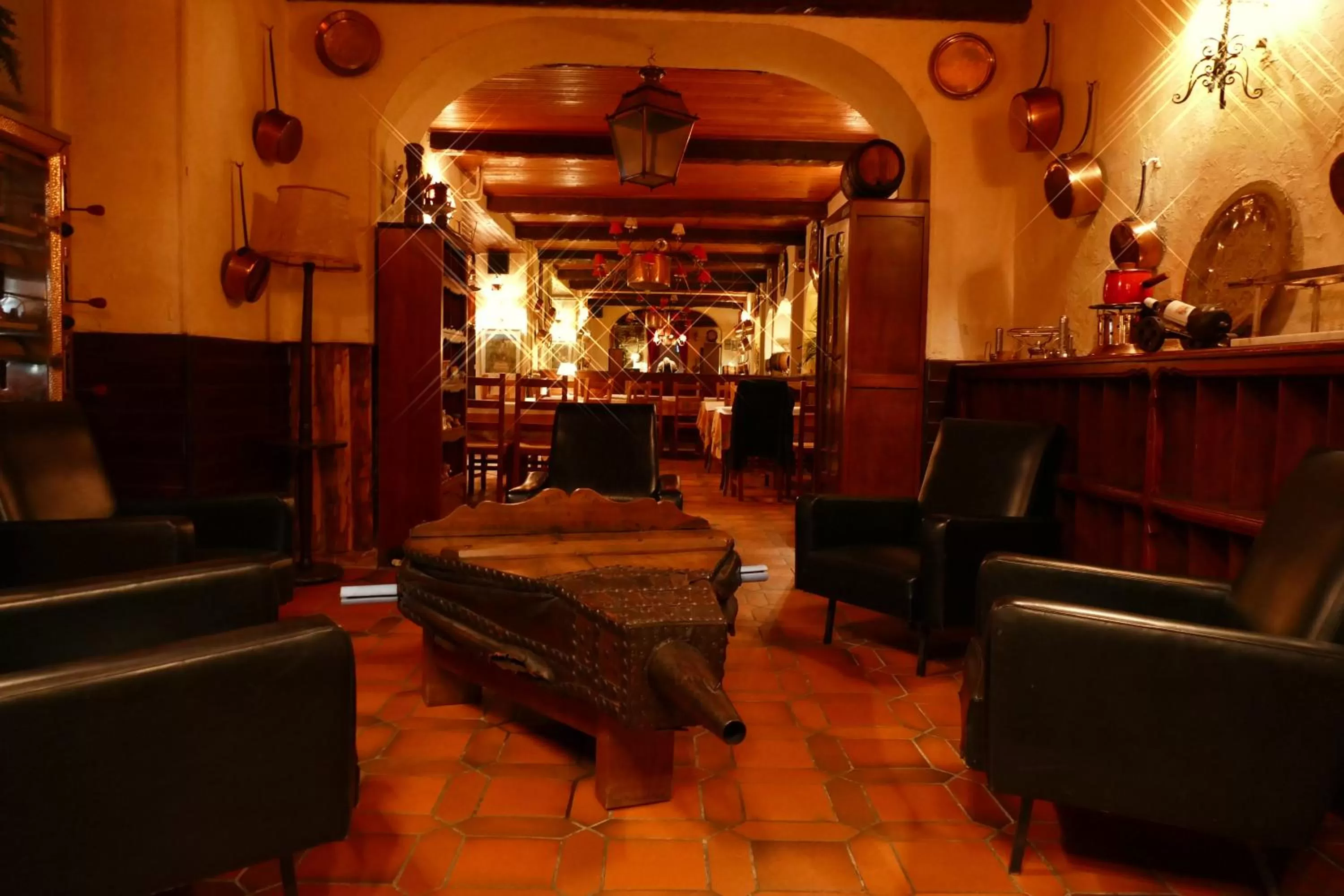 Living room in Hotel La Bonne Auberge