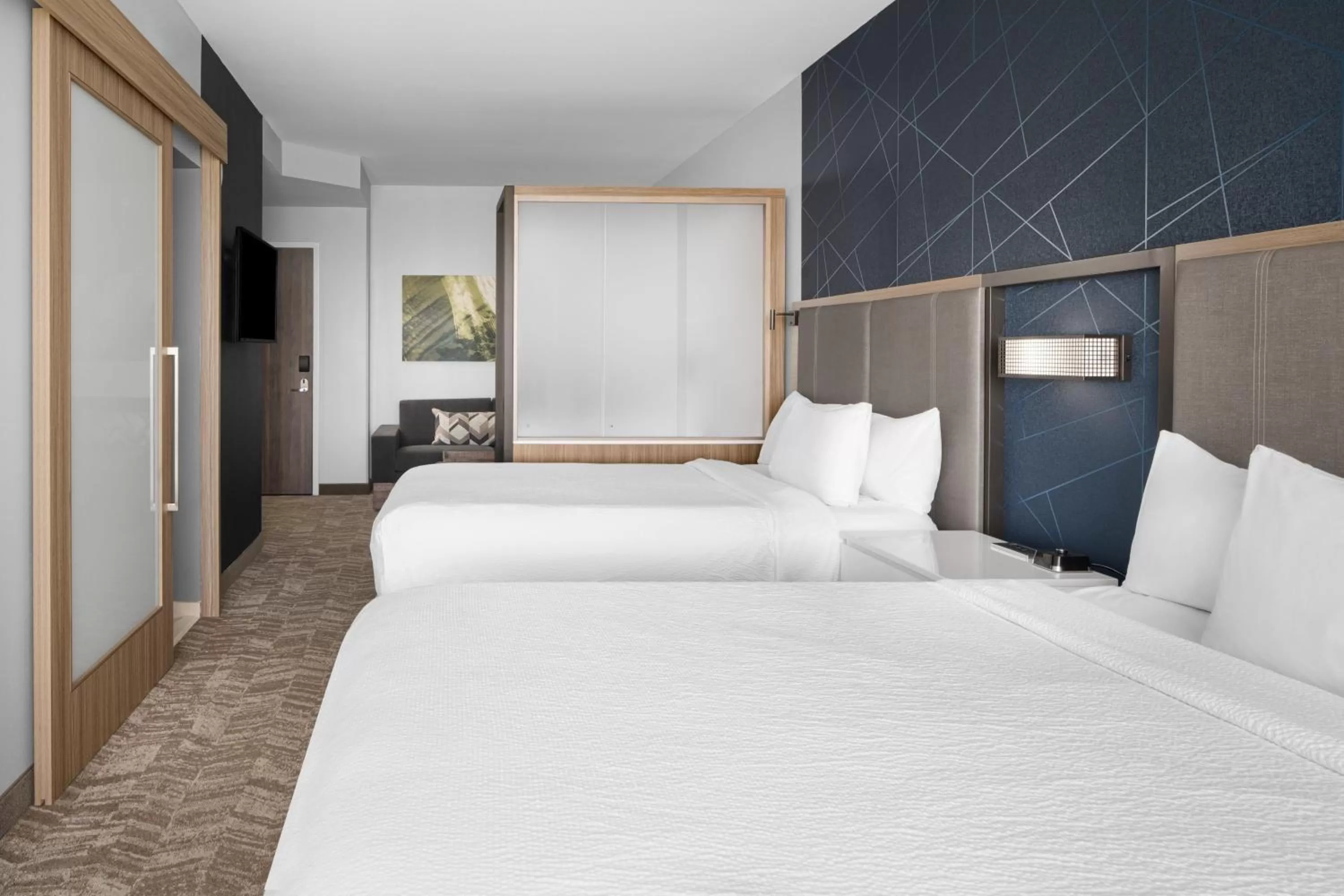 Photo of the whole room, Bed in SpringHill Suites by Marriott Myrtle Beach Oceanfront