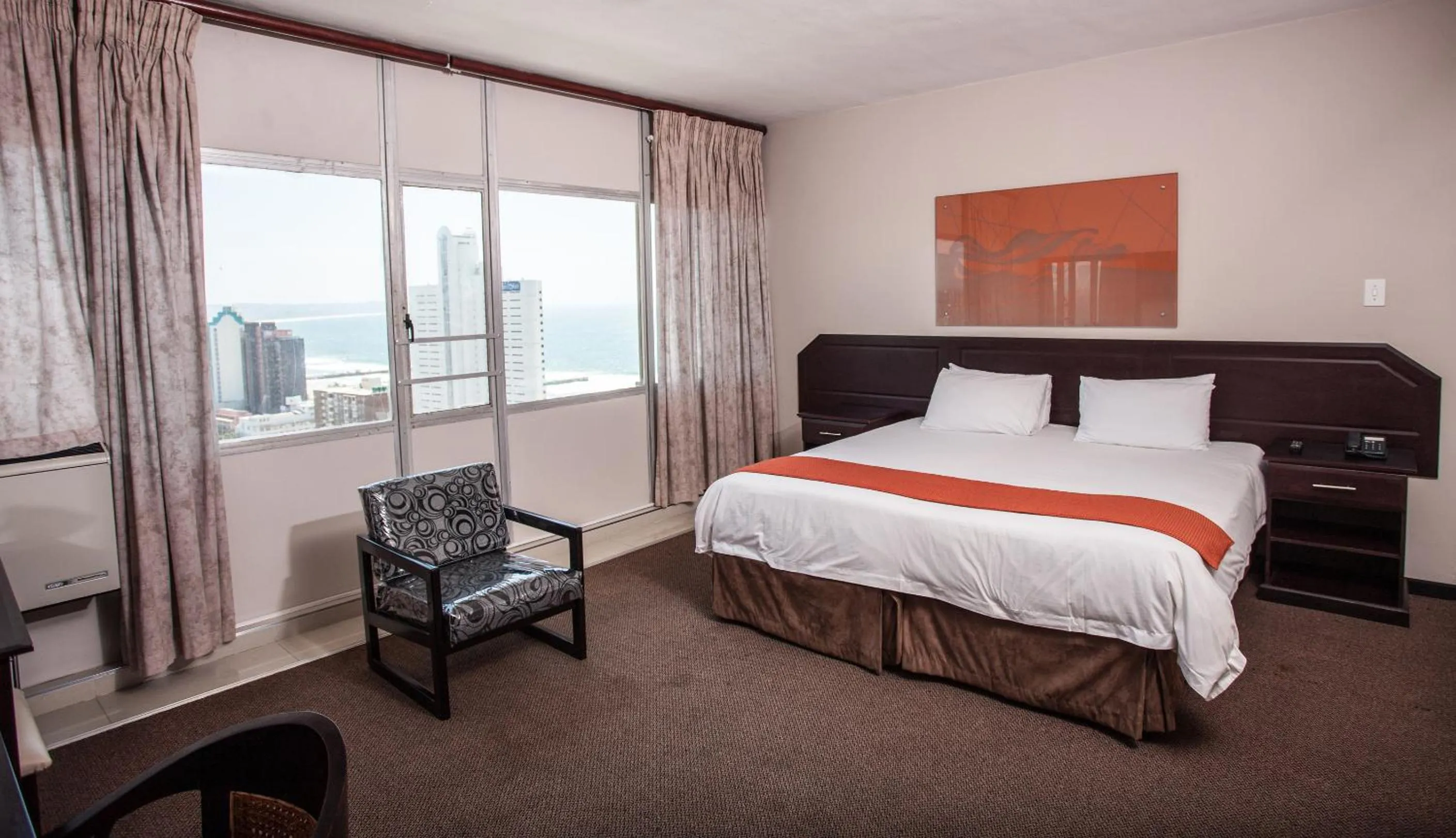 Bed in Coastlands Durban Self Catering Holiday Apartments