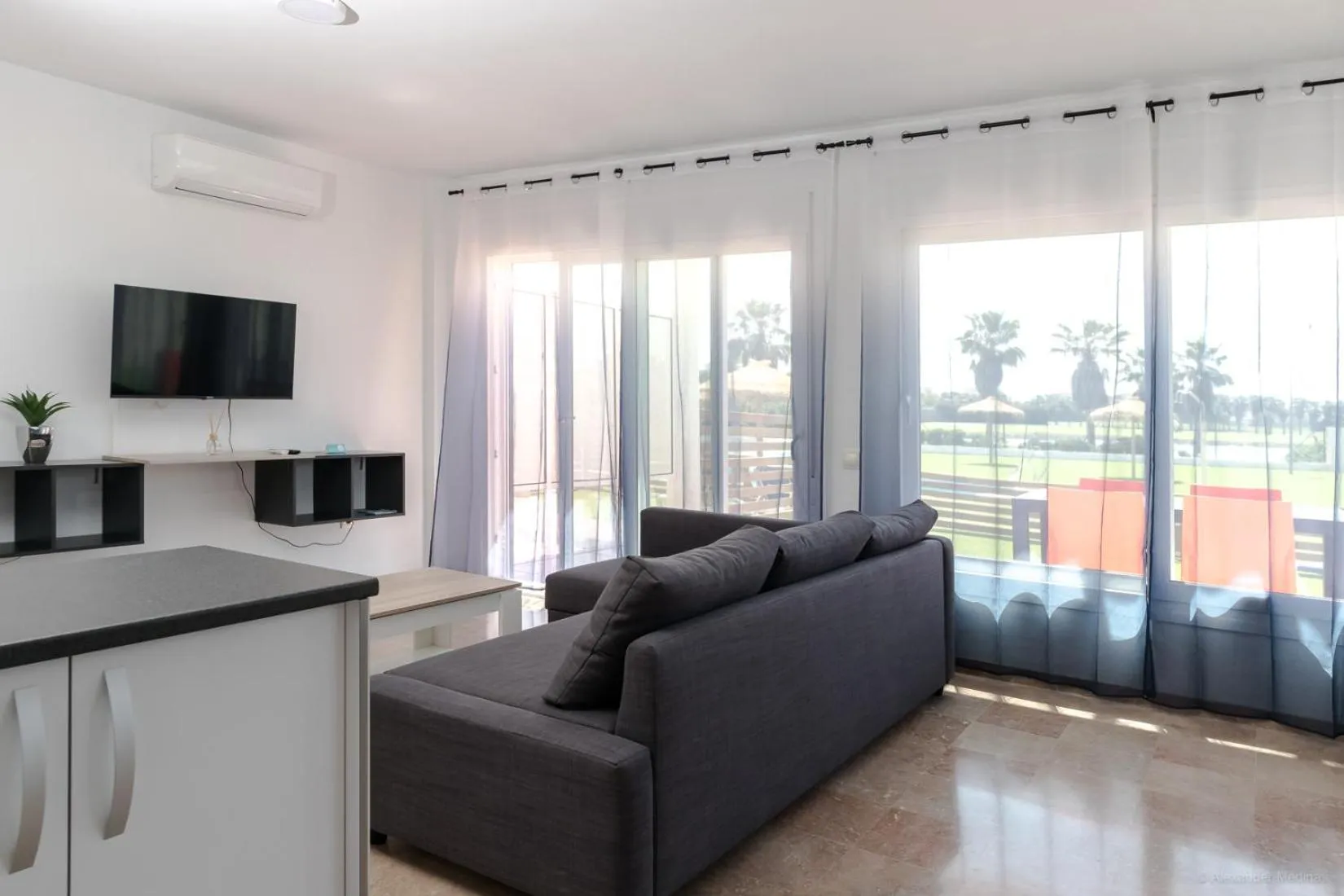 Living room in Roquetas Beach and Playa Serena Golf Village