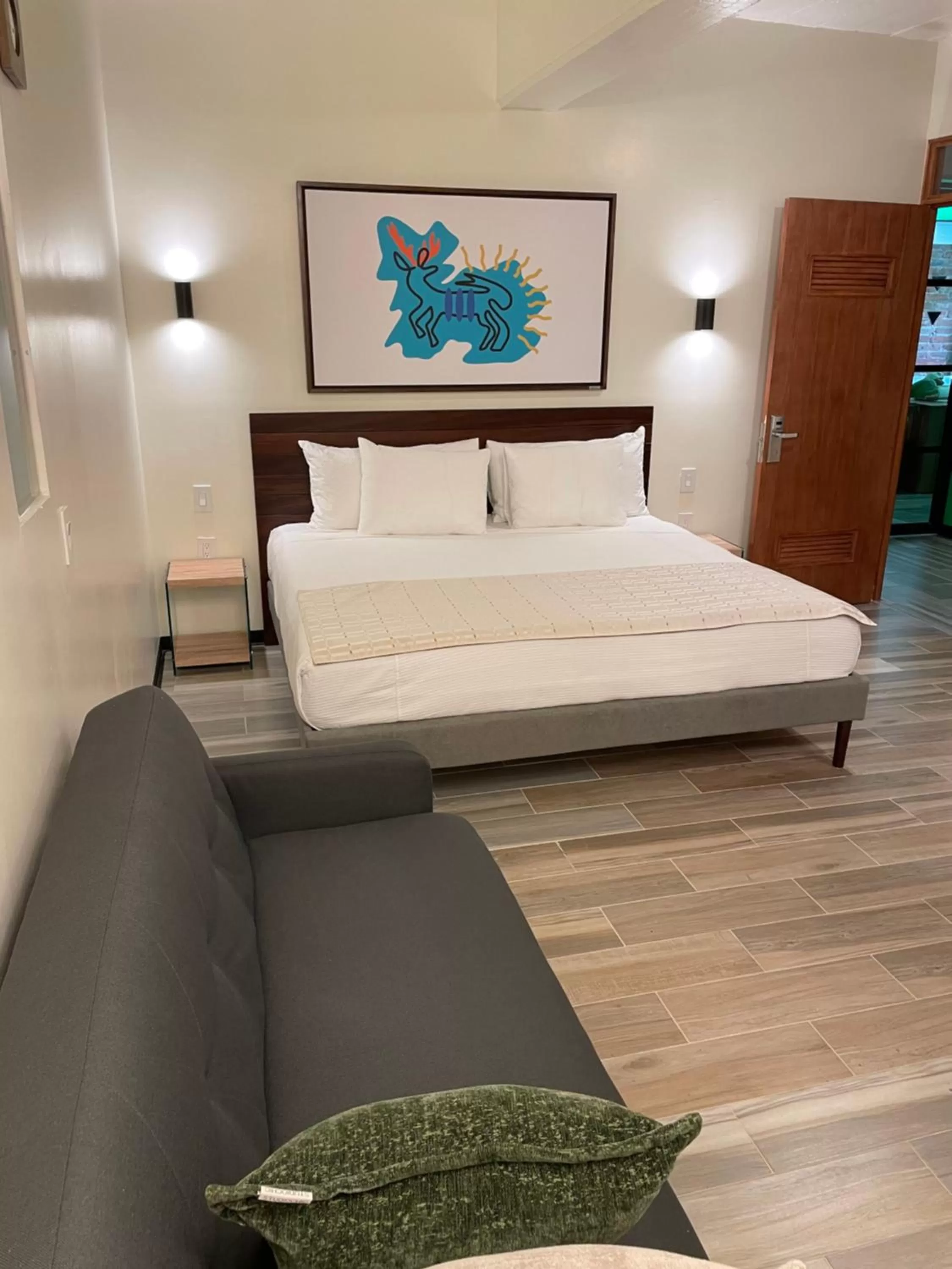 Bed in Joint Boutique Hotel