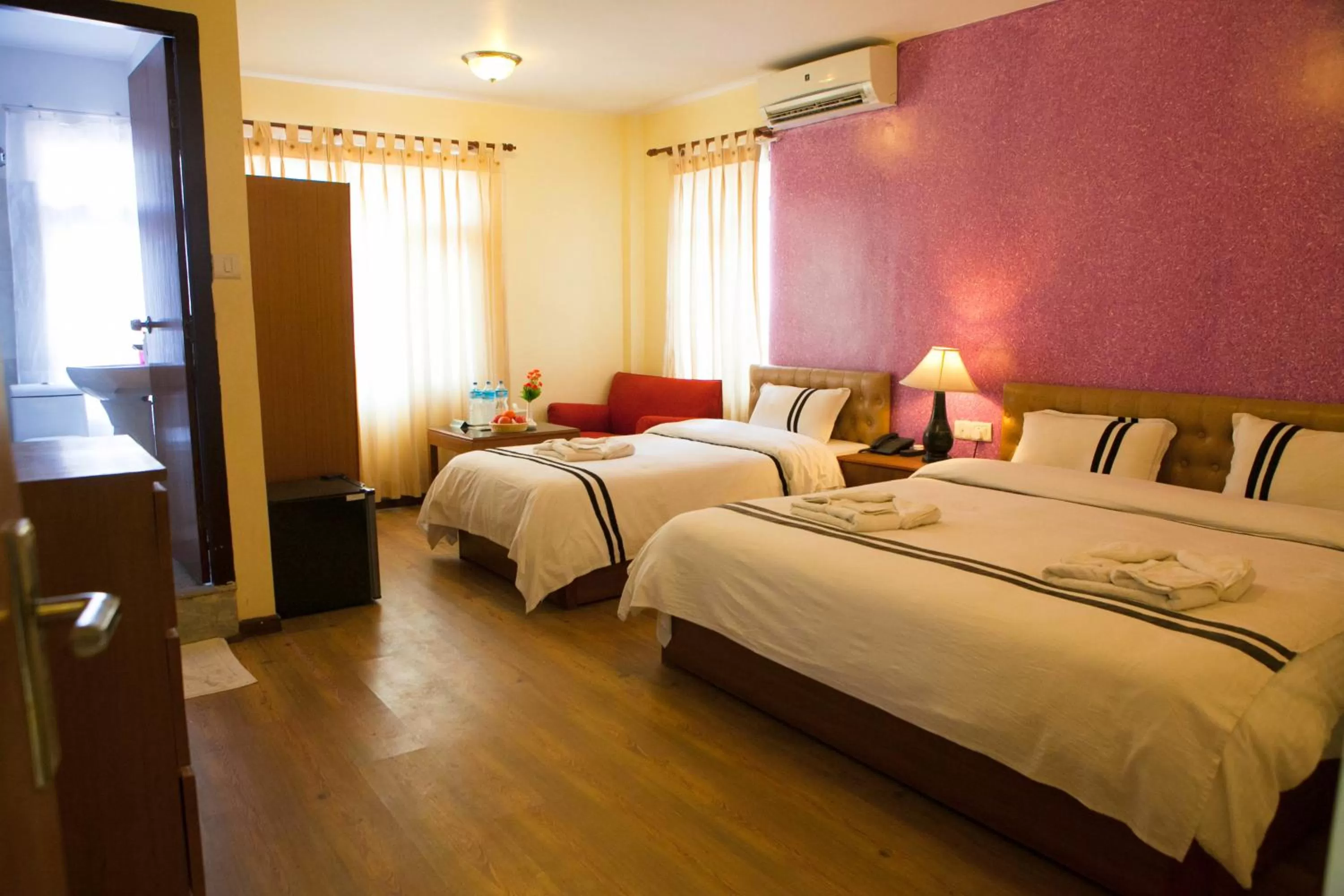 Bed in Hotel Amaryllis