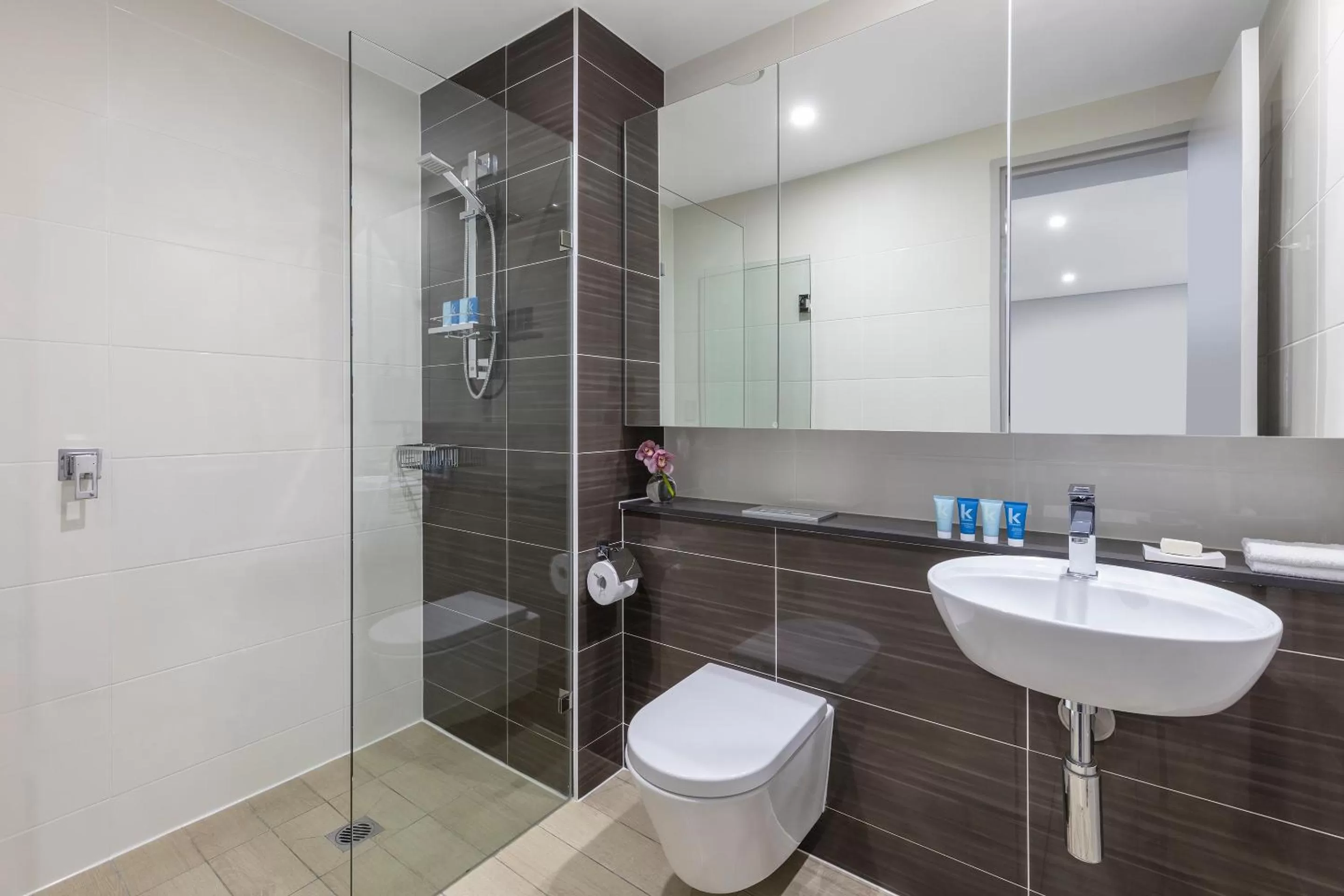 Bathroom in Meriton Suites North Ryde