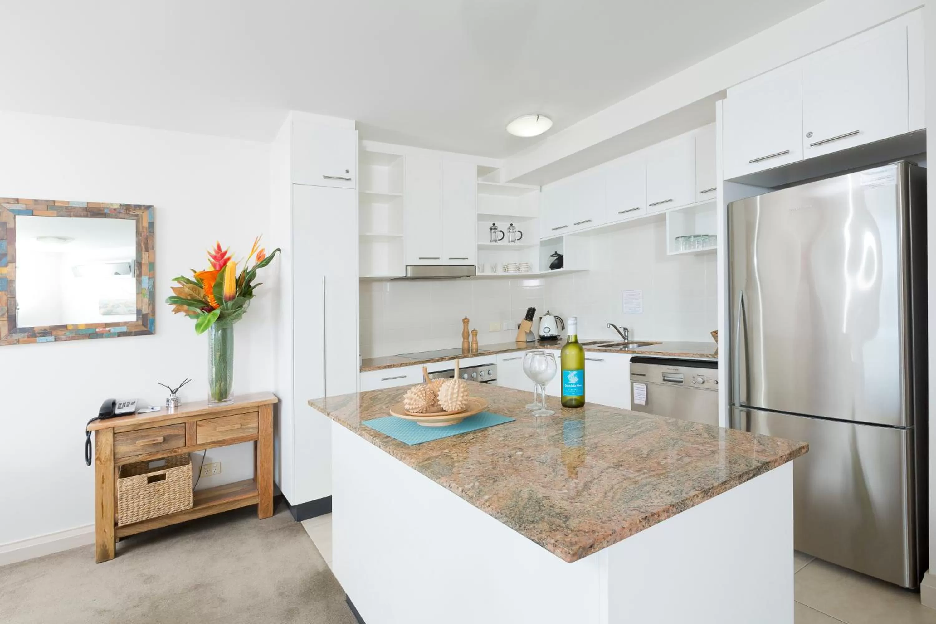 Kitchen or kitchenette in Sevan Apartments Forster