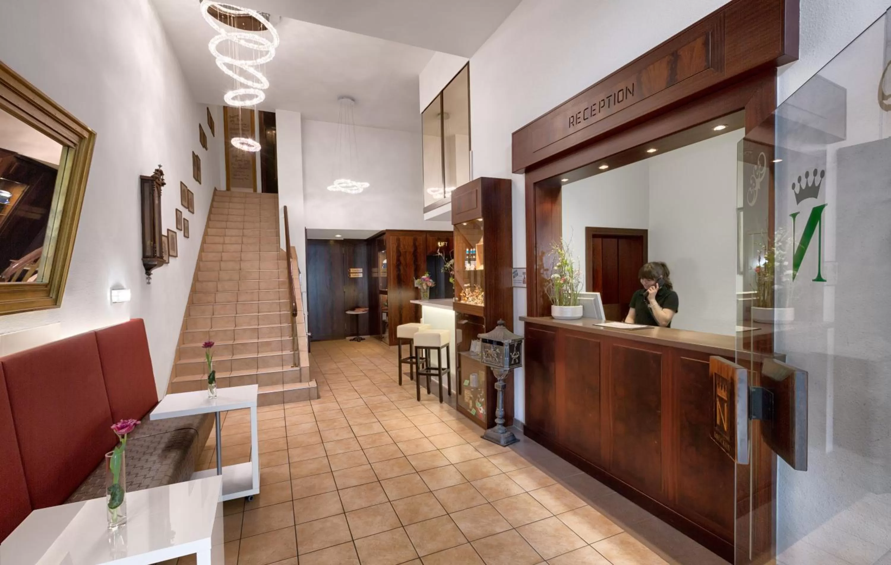 Lobby or reception in Hotel National