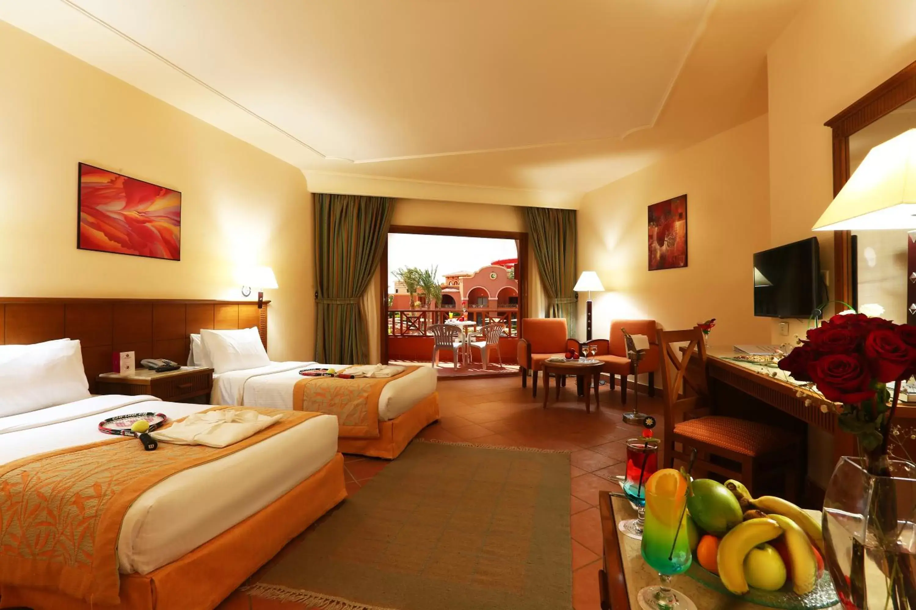 Family Room with Garden View ( 2 Adults + 1 Child ) in Charmillion Gardens Aquapark Family Room with Garden View ( 2 Adults + 1 Child ) in Charmillion Gardens Aquapark