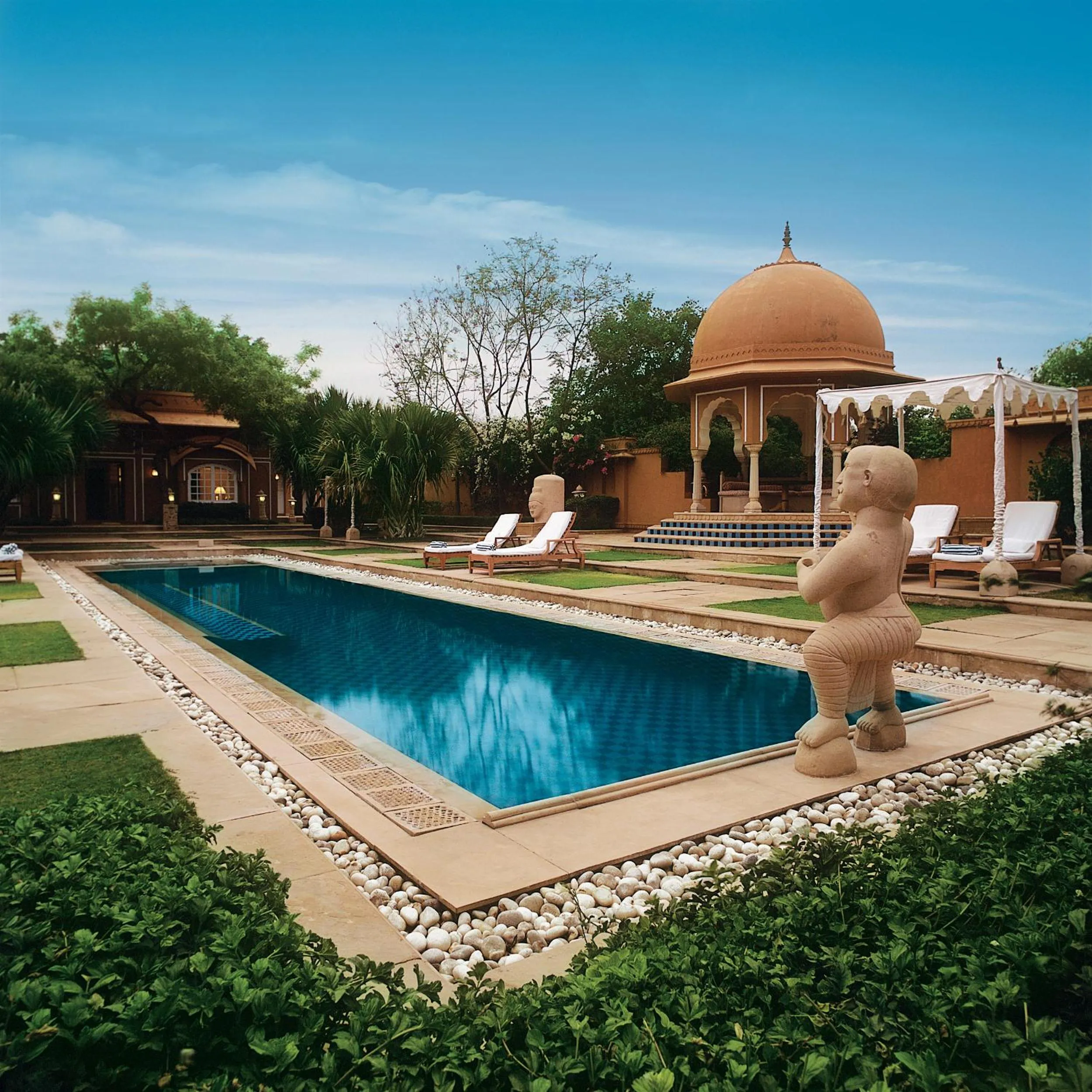Swimming pool in The Oberoi Rajvilas Jaipur
