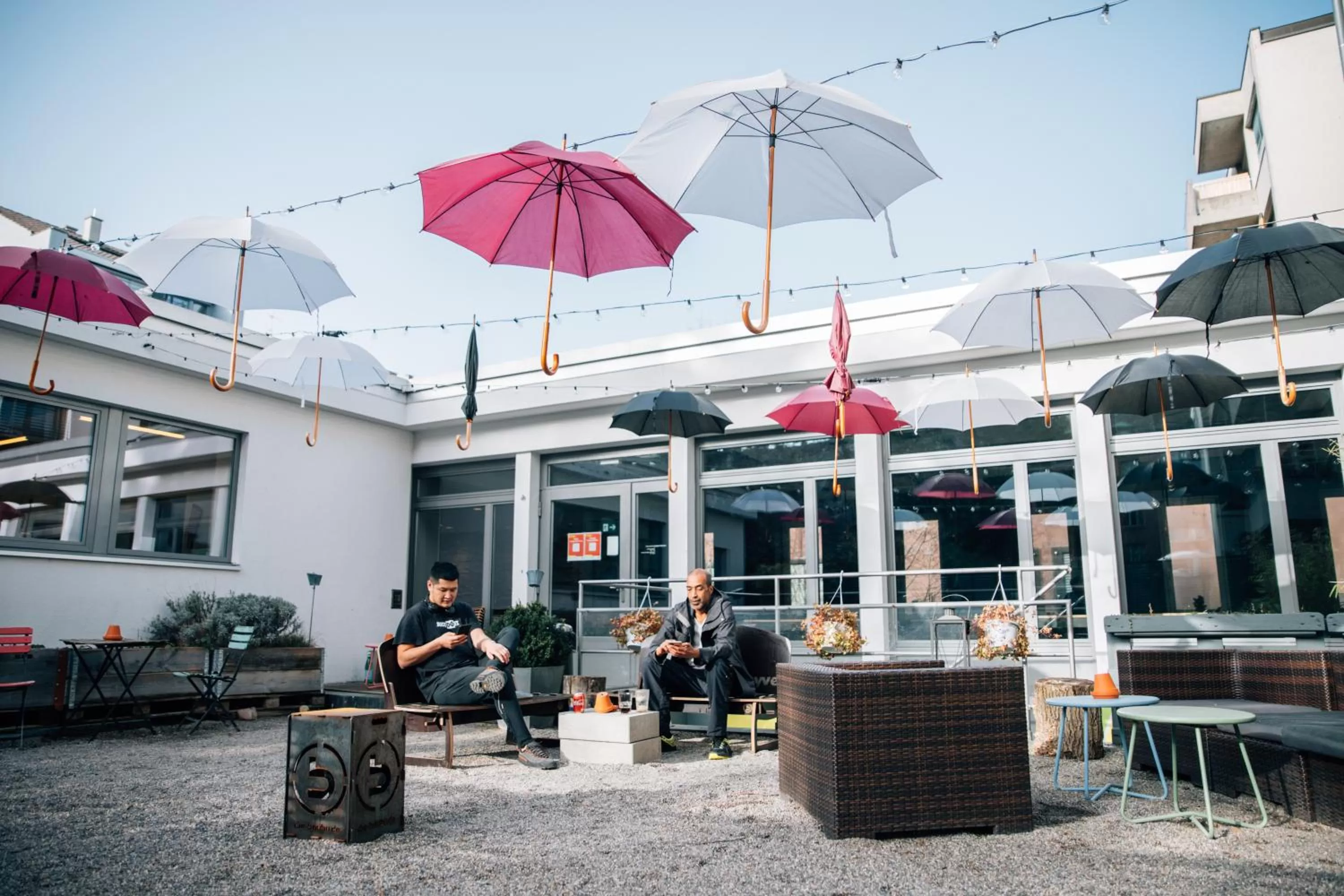 Patio in Hotel by Hyve Basel