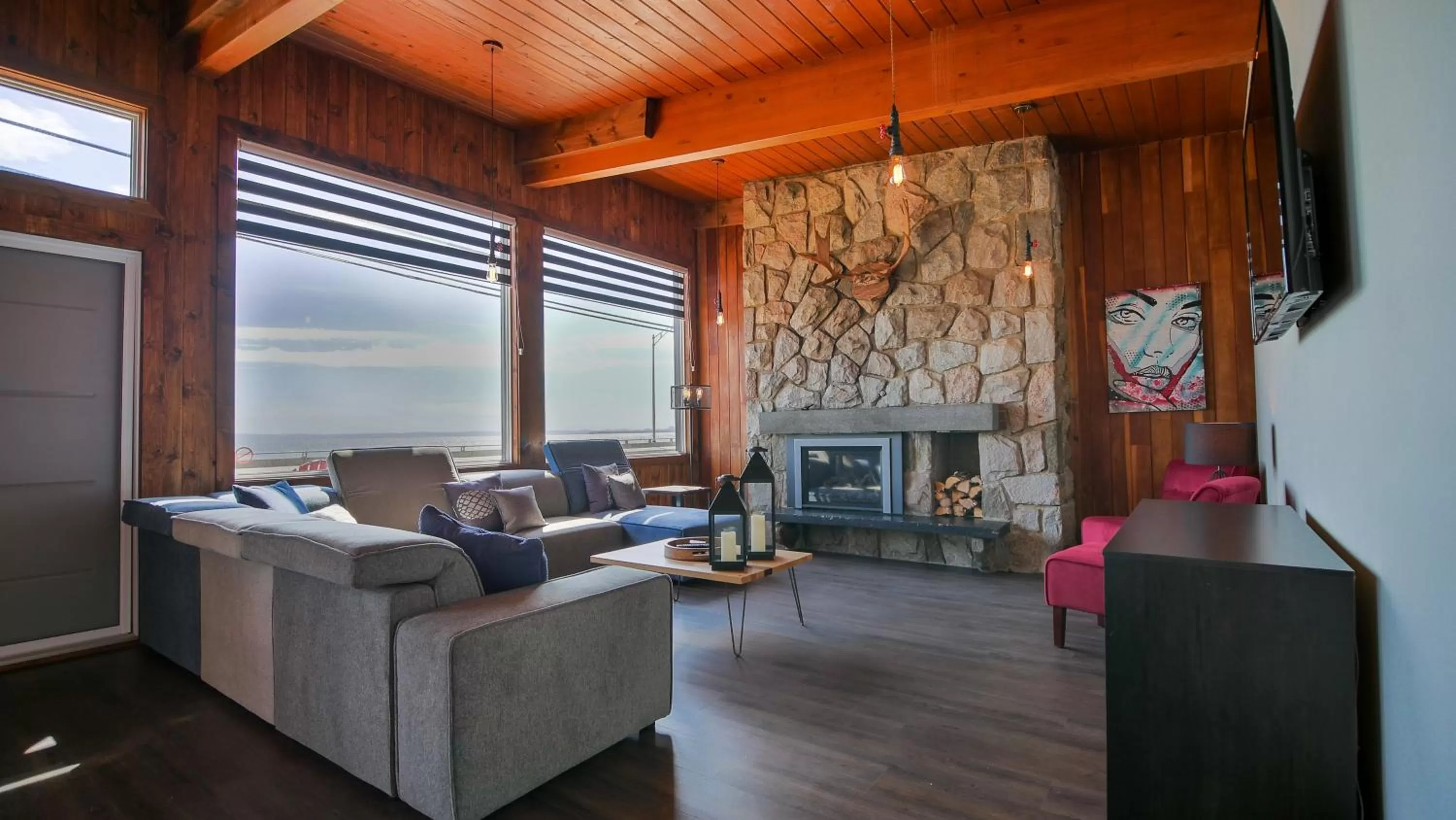 Seating Area in Hostellerie Baie Bleue