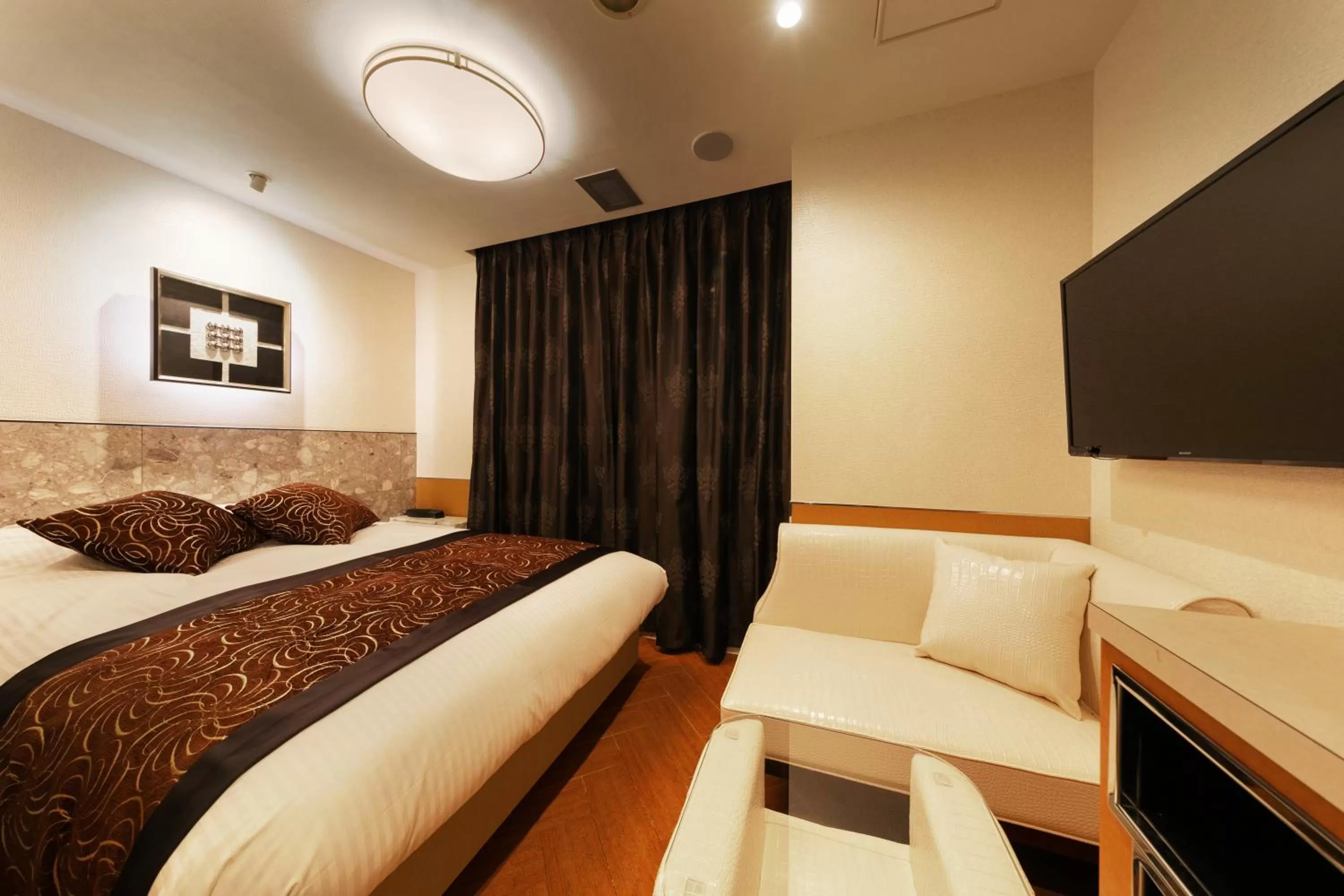 Bed in Hotel Eldia Luxury Kobe (Adult Only)
